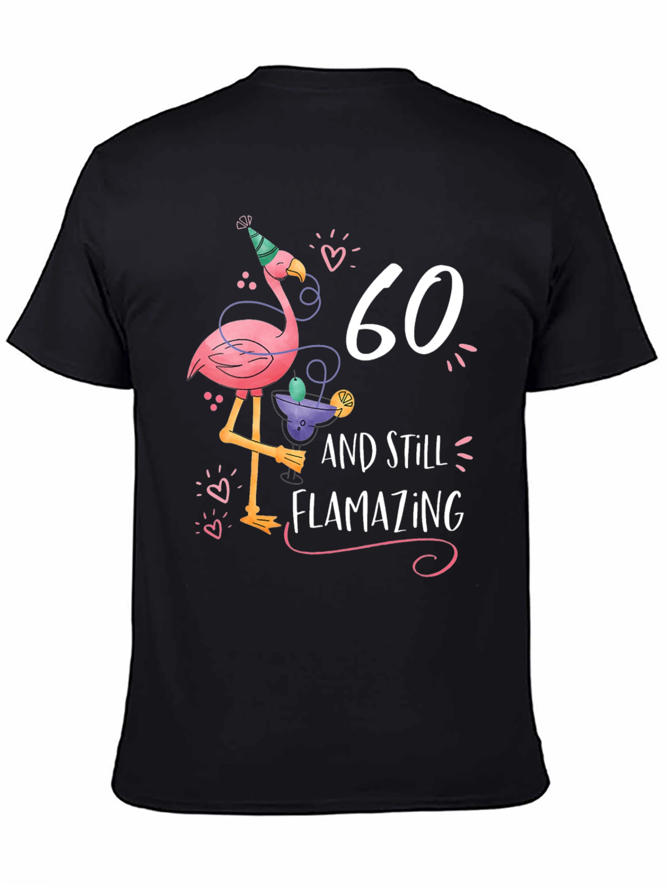 60th Birthday Flamingo T-Shirt - Flamazing Gift Idea