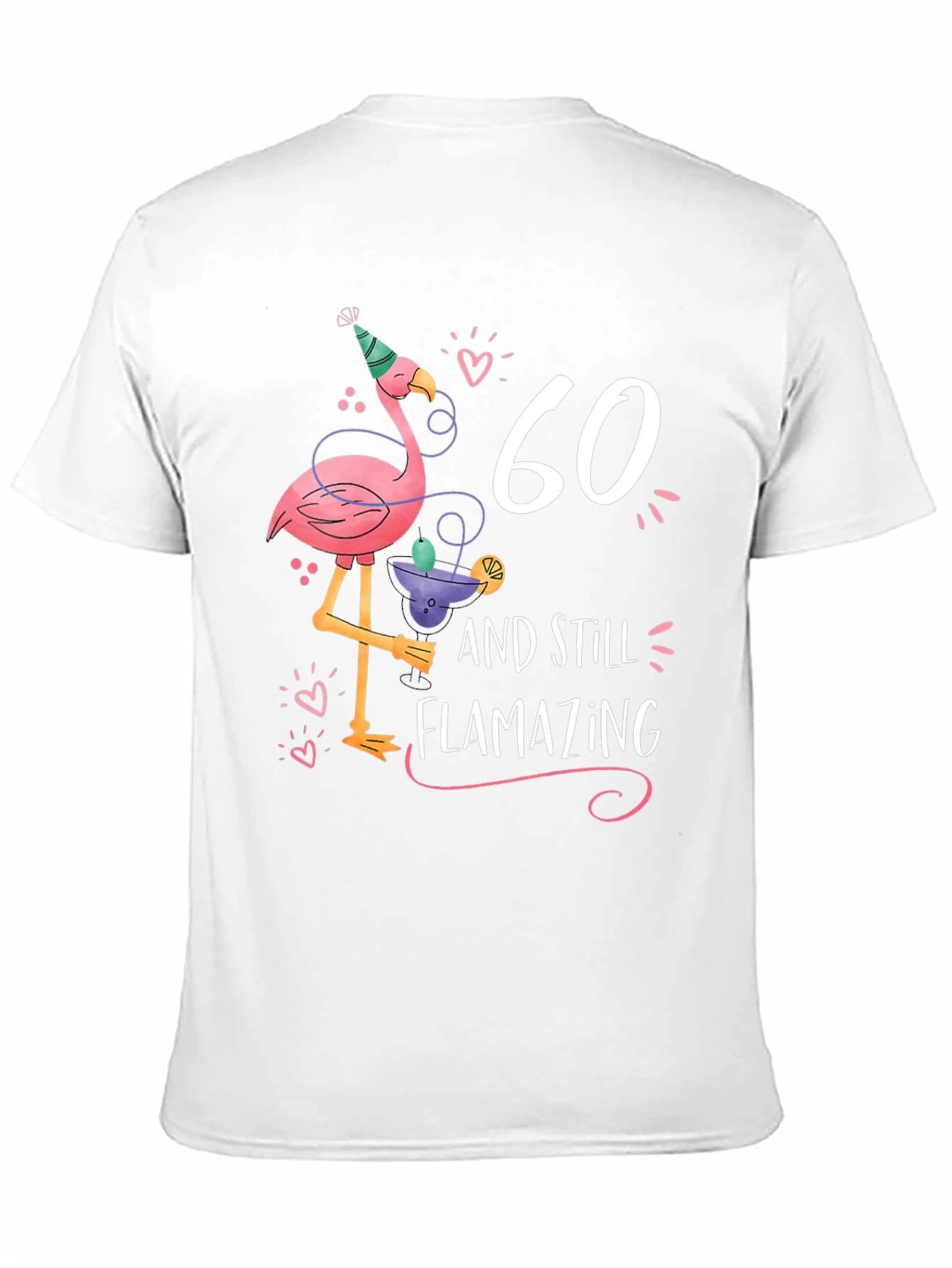 60th Birthday Flamingo T-Shirt - Flamazing Gift Idea