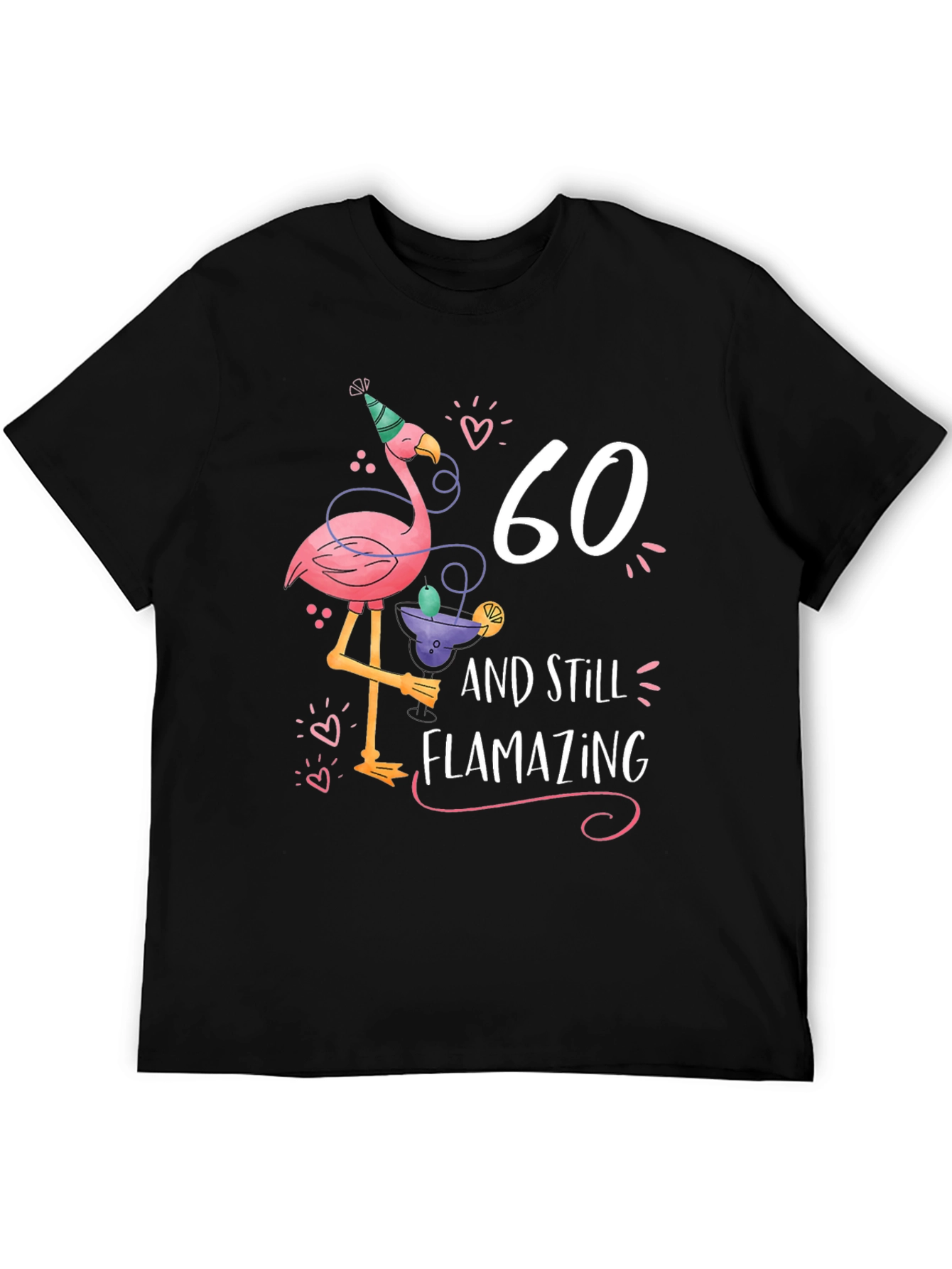 60th Birthday Flamingo T-Shirt - Flamazing Gift Idea