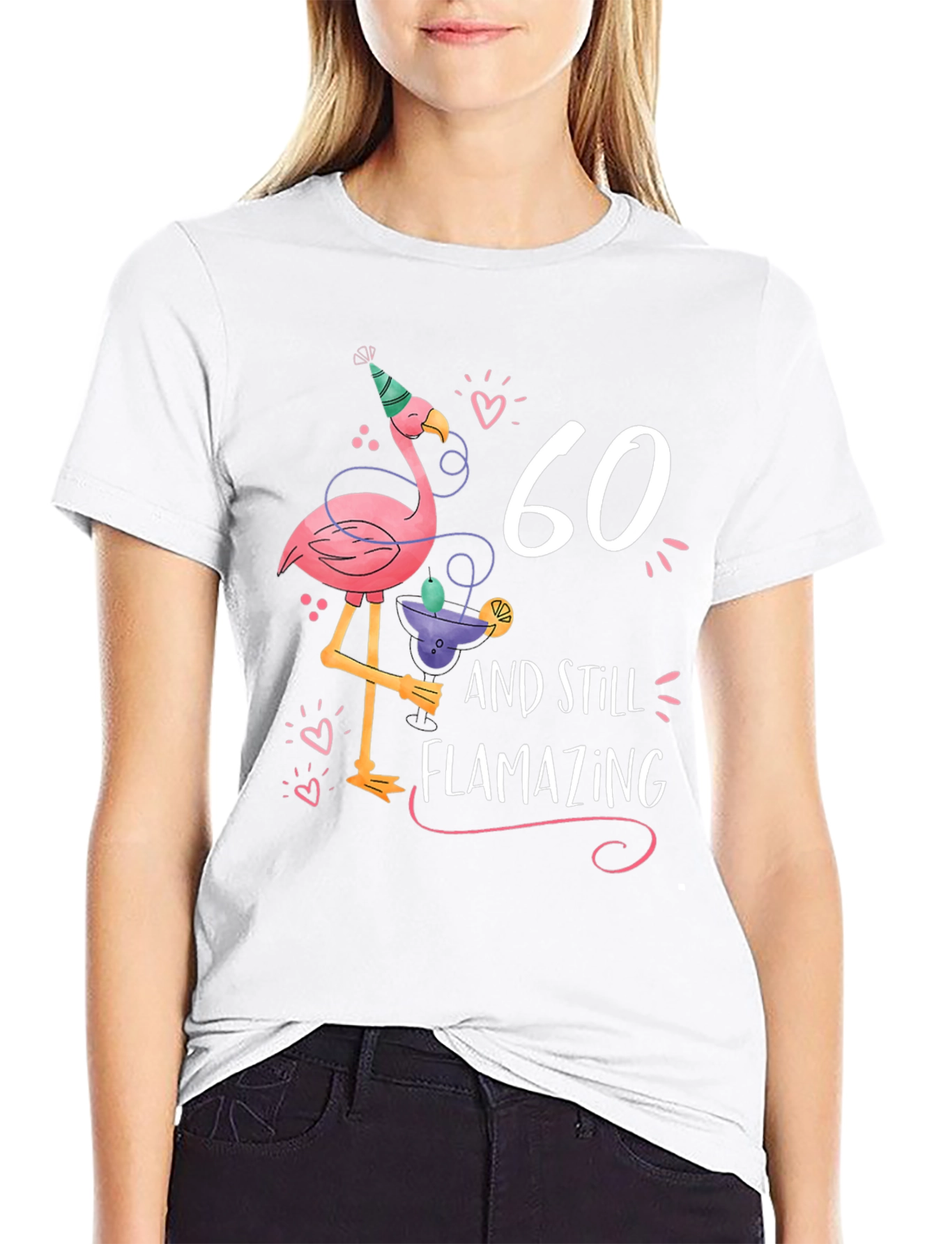 60th Birthday Flamingo T-Shirt - Flamazing Gift Idea