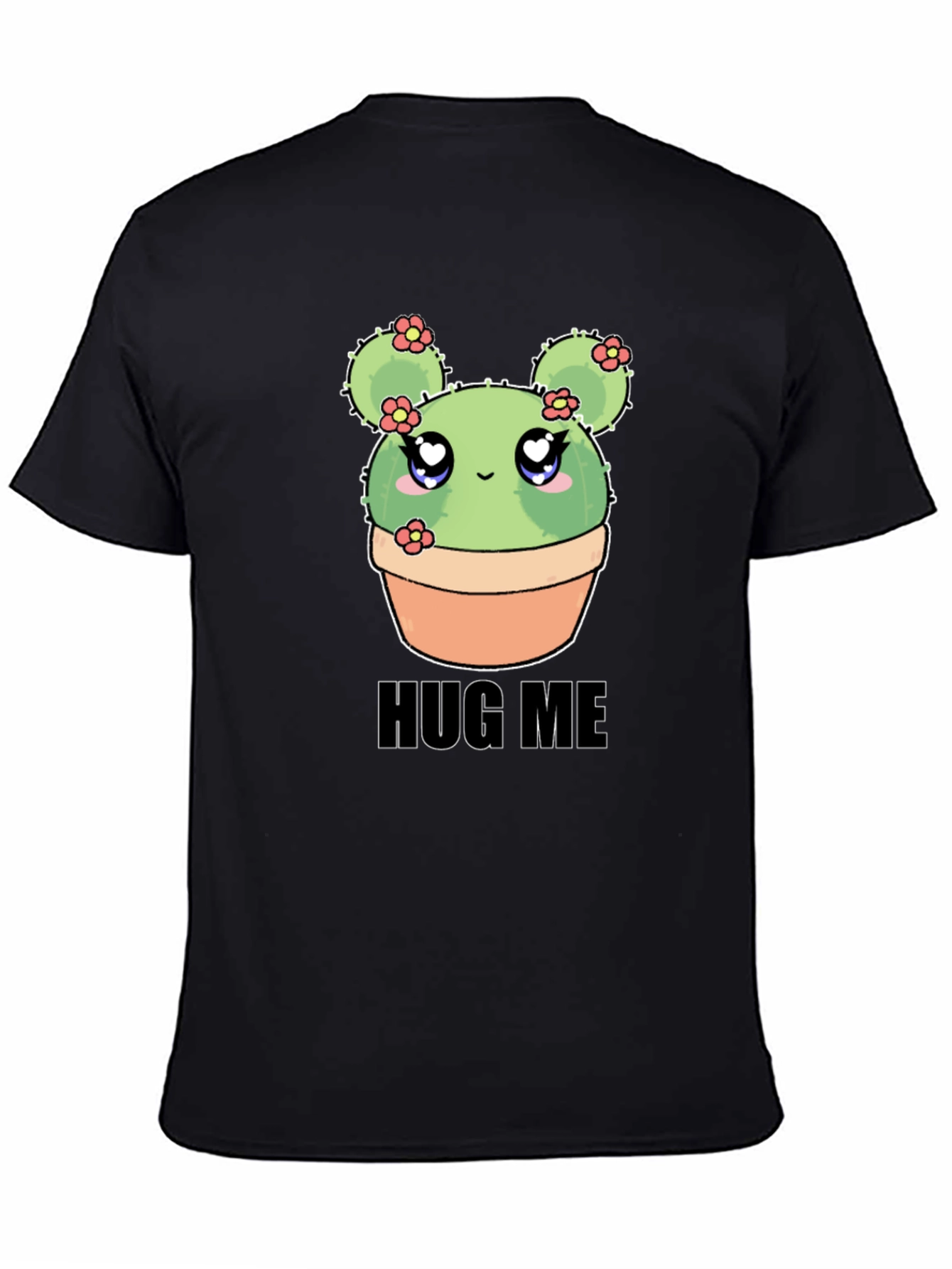 Cute Cactus Hug Me T-Shirt - Kawaii Plant Tee