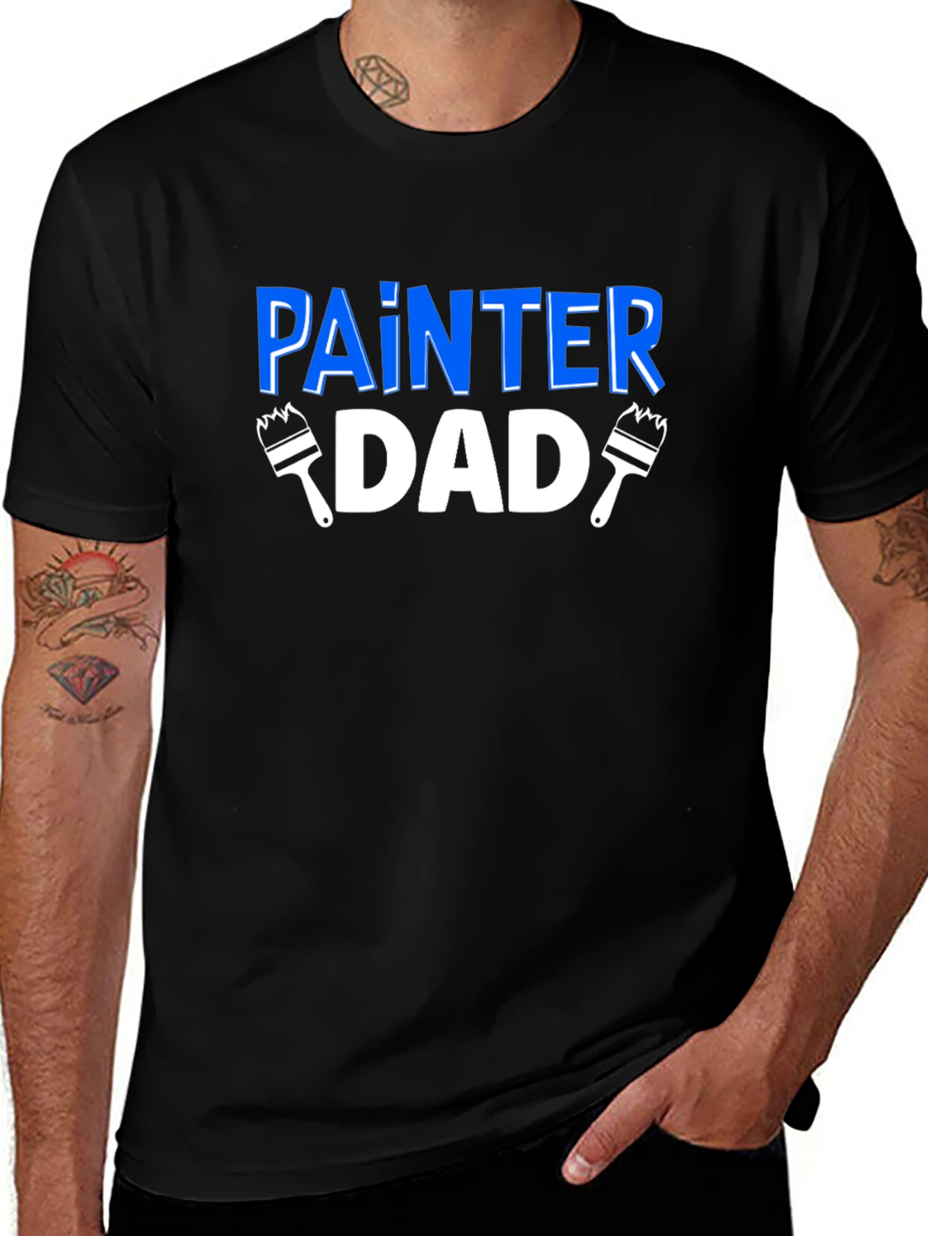 Painter Dad Graphic Tee - Gift for Handyman