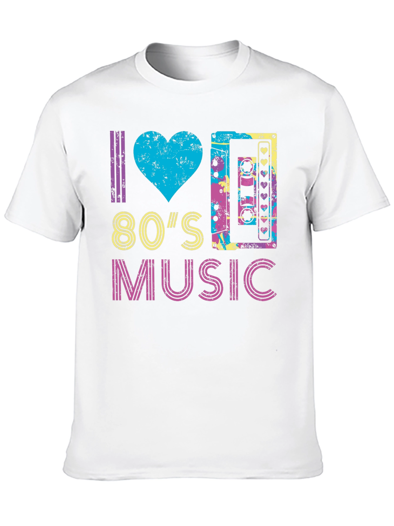 I Love 80s Music Graphic T-Shirt