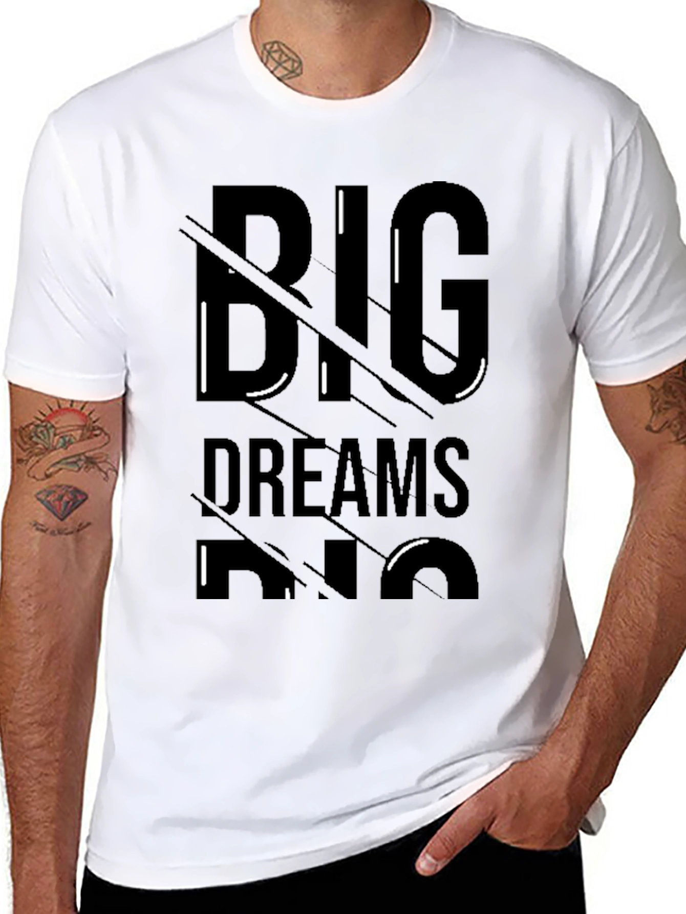Big Dreams T-Shirt - Black Graphic Tee