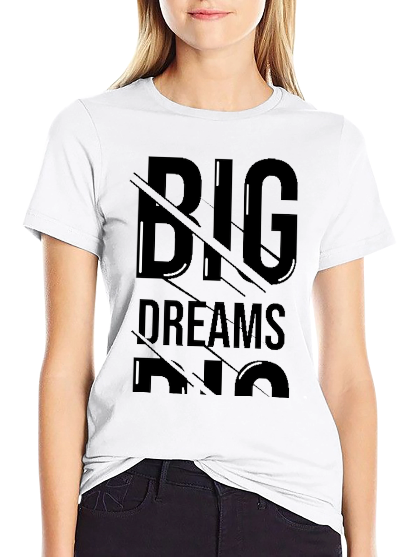 Big Dreams T-Shirt - Black Graphic Tee