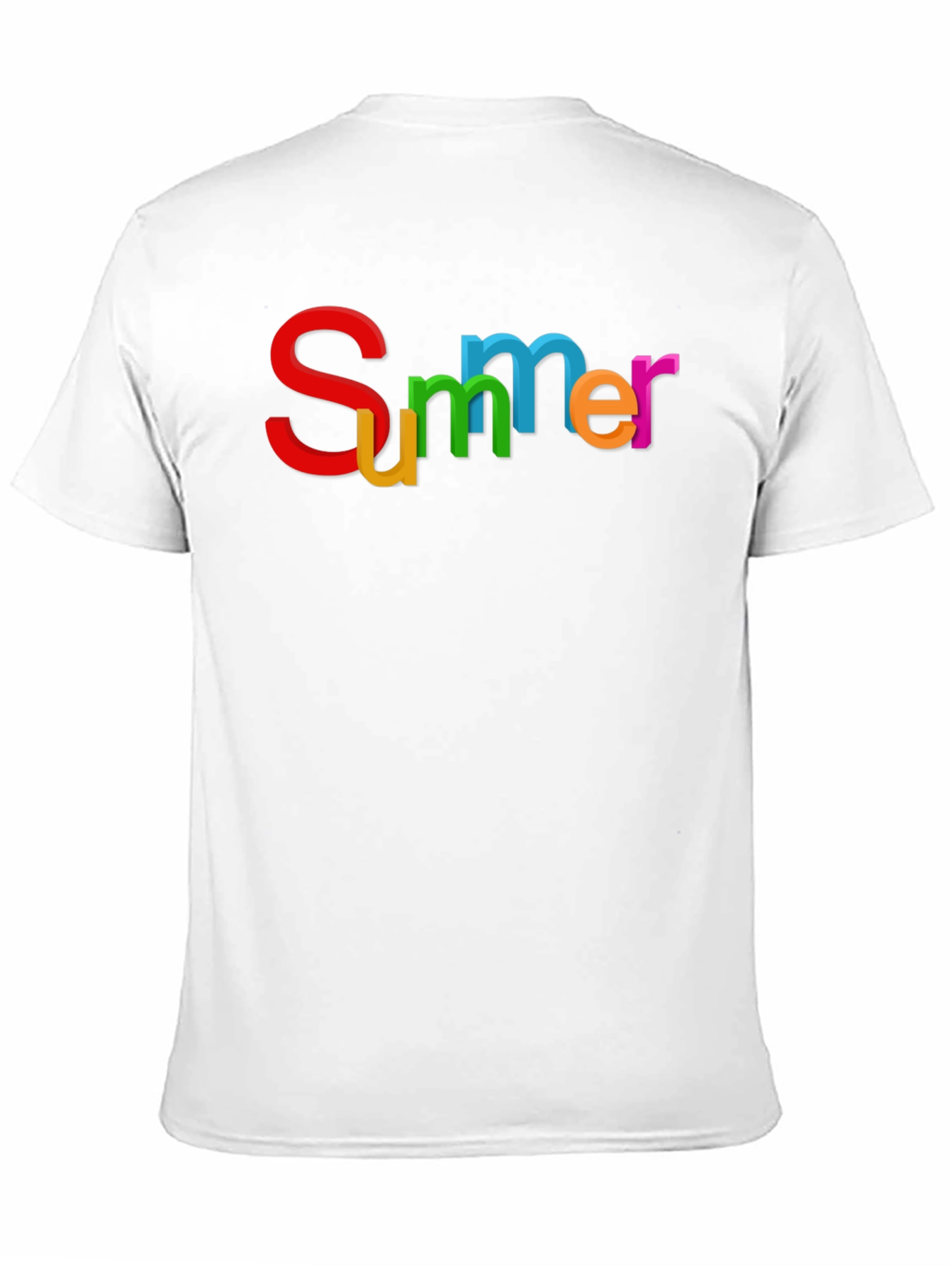 Summer Graphic Black T-Shirt