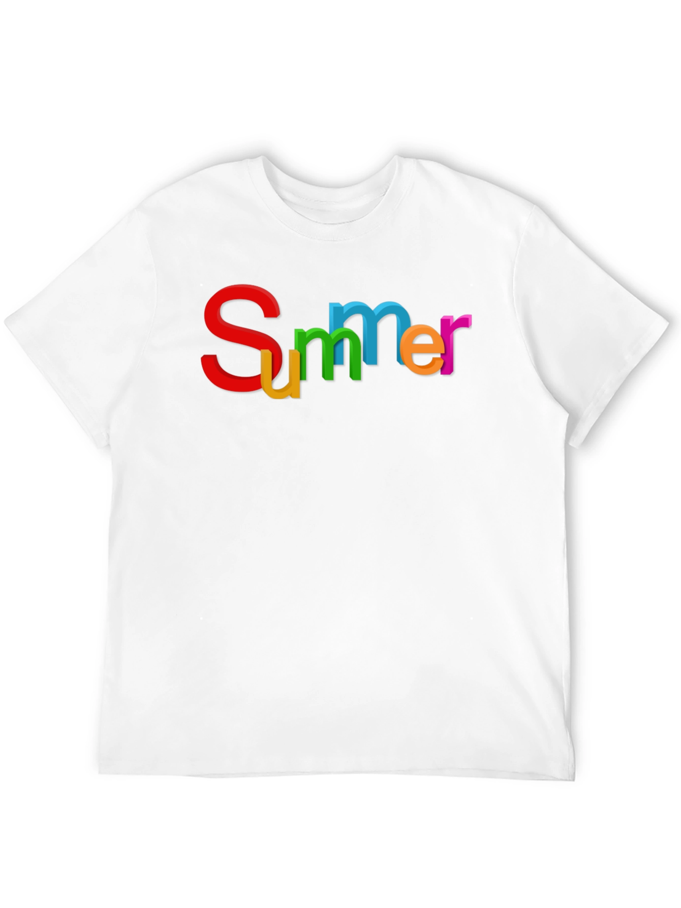 Summer Graphic Black T-Shirt