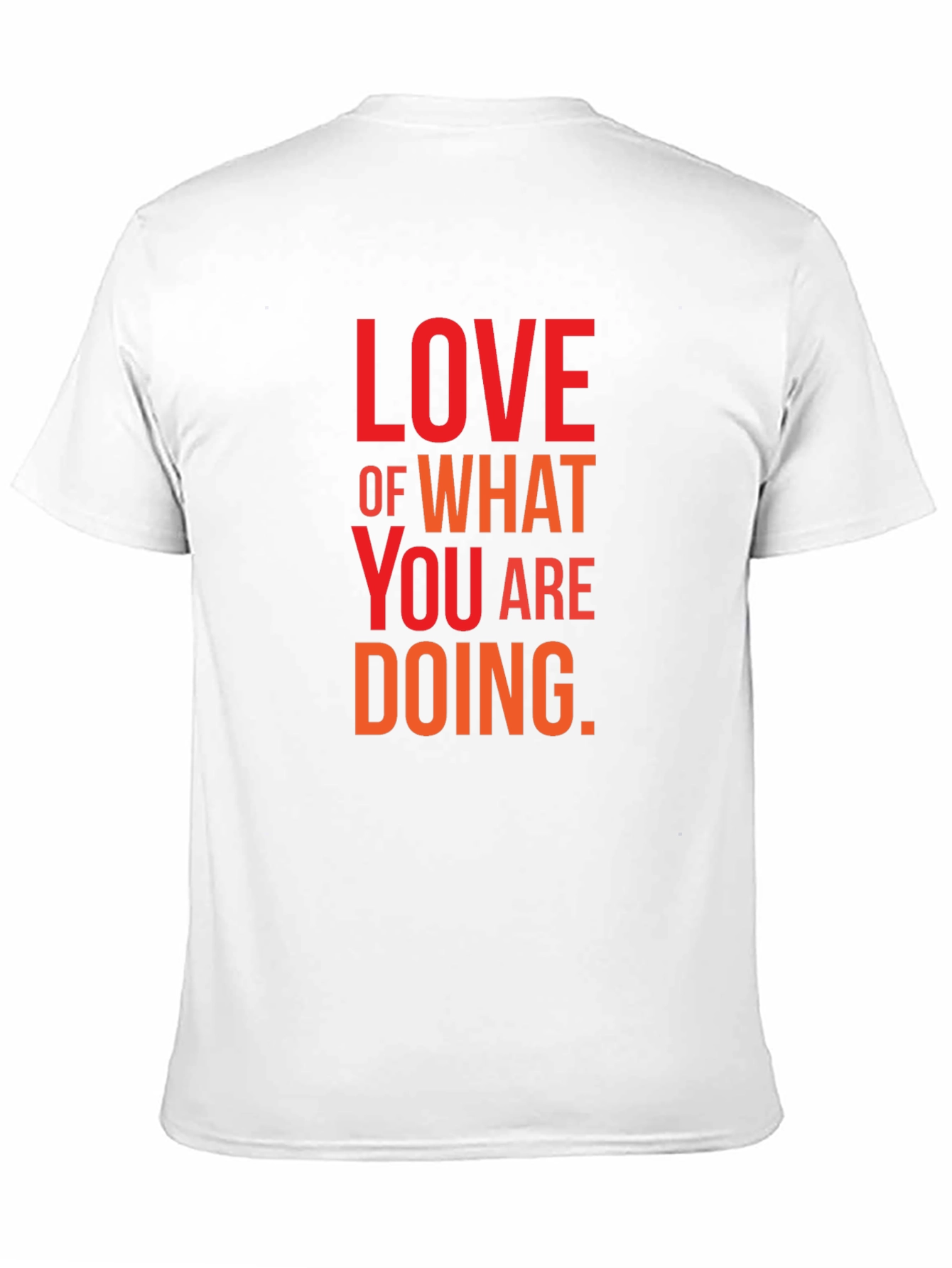 Love What You Are Doing Black Graphic Tee