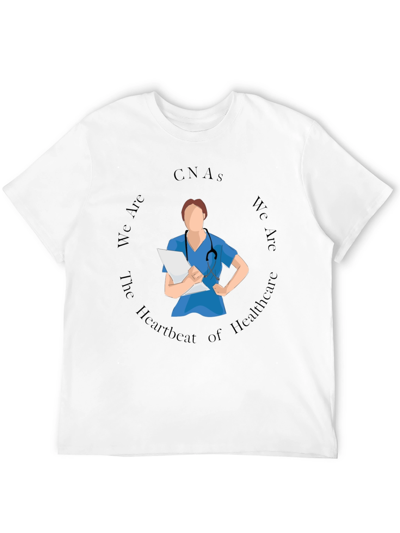 CNAs Heartbeat of Healthcare Graphic T-Shirt