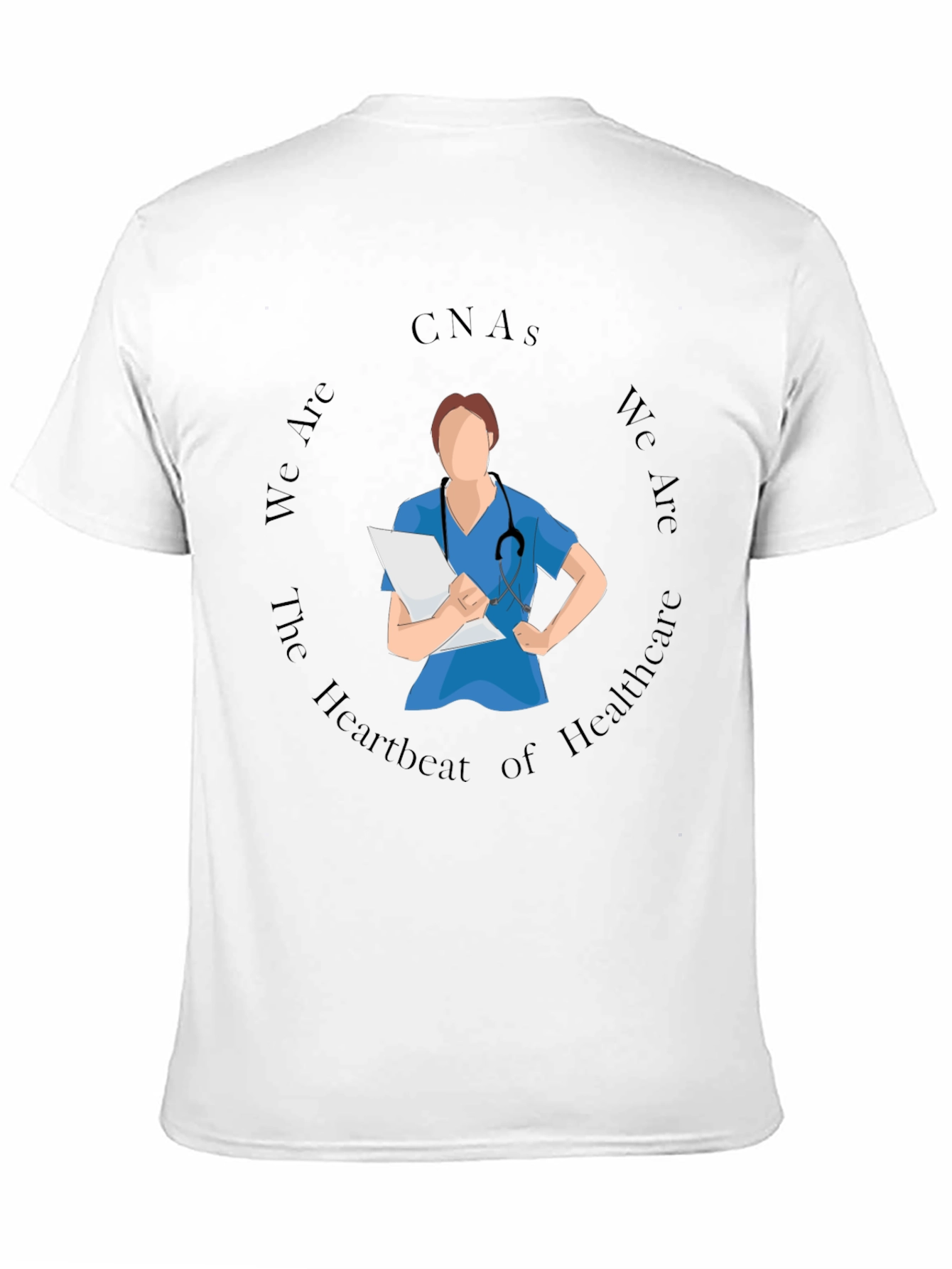 CNAs Heartbeat of Healthcare Graphic T-Shirt