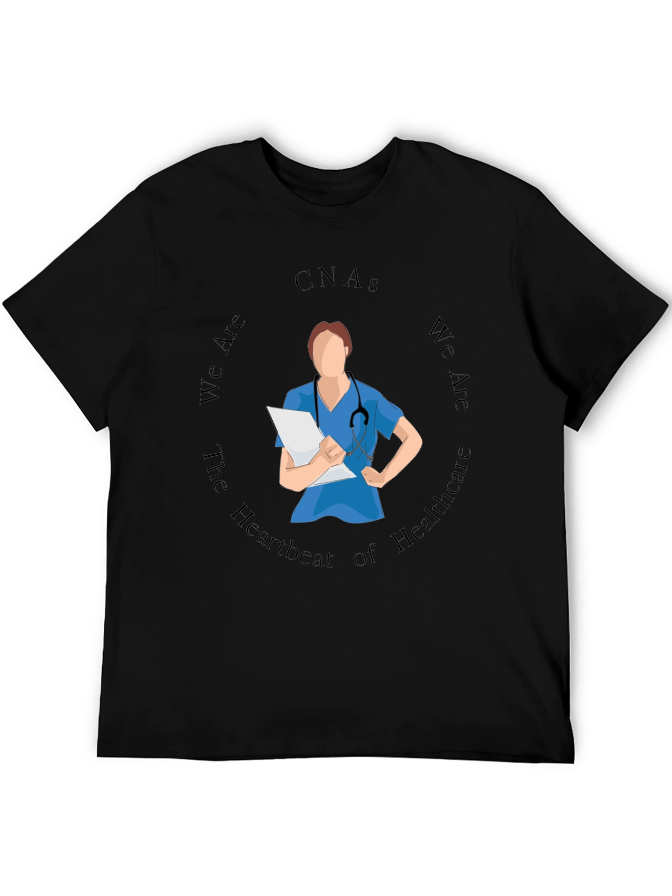 CNAs Heartbeat of Healthcare Graphic T-Shirt