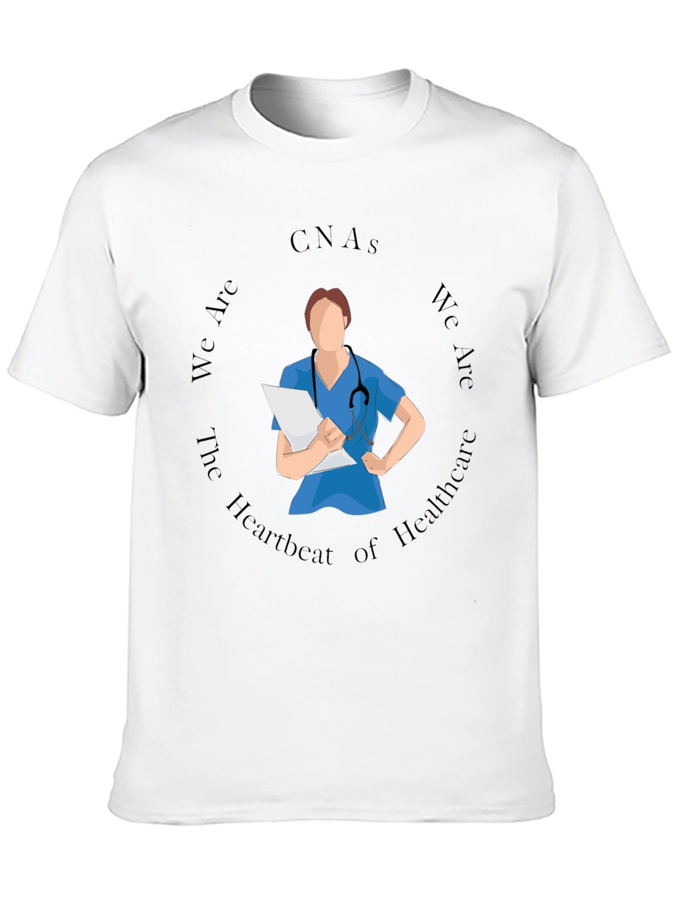 CNAs Heartbeat of Healthcare Graphic T-Shirt