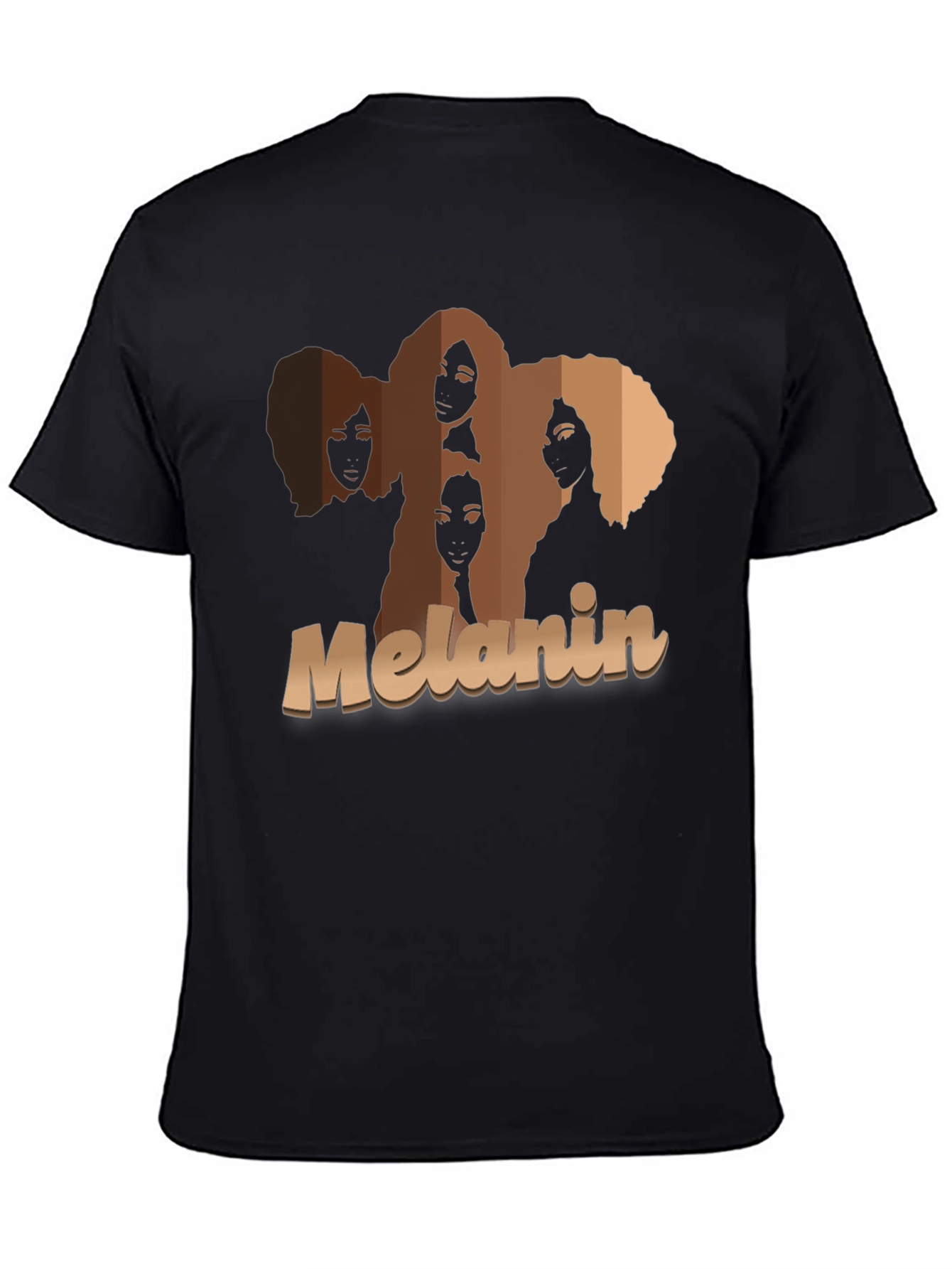 Melanin Womens Graphic T-Shirt - Black Pride Tee