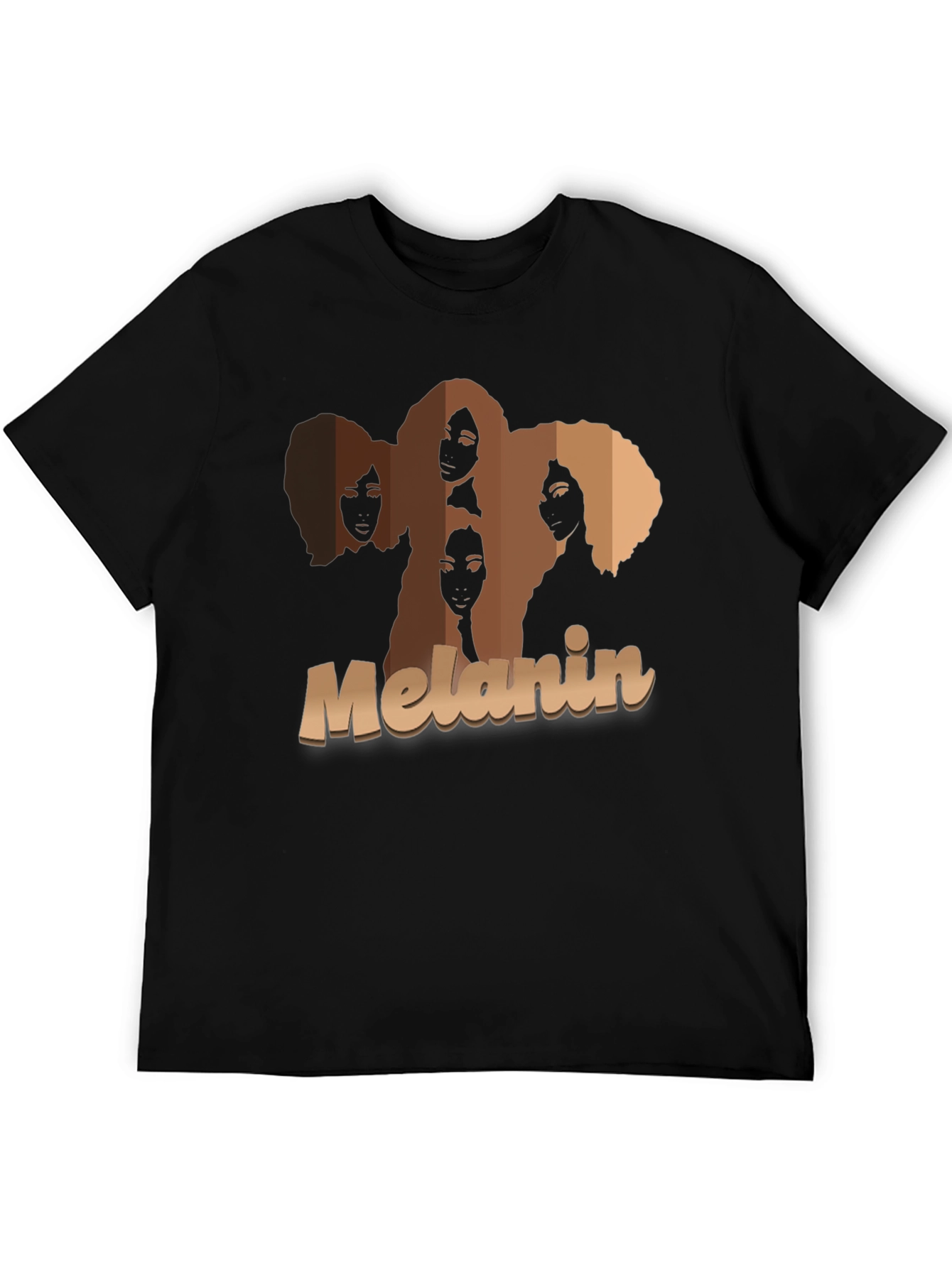 Melanin Womens Graphic T-Shirt - Black Pride Tee