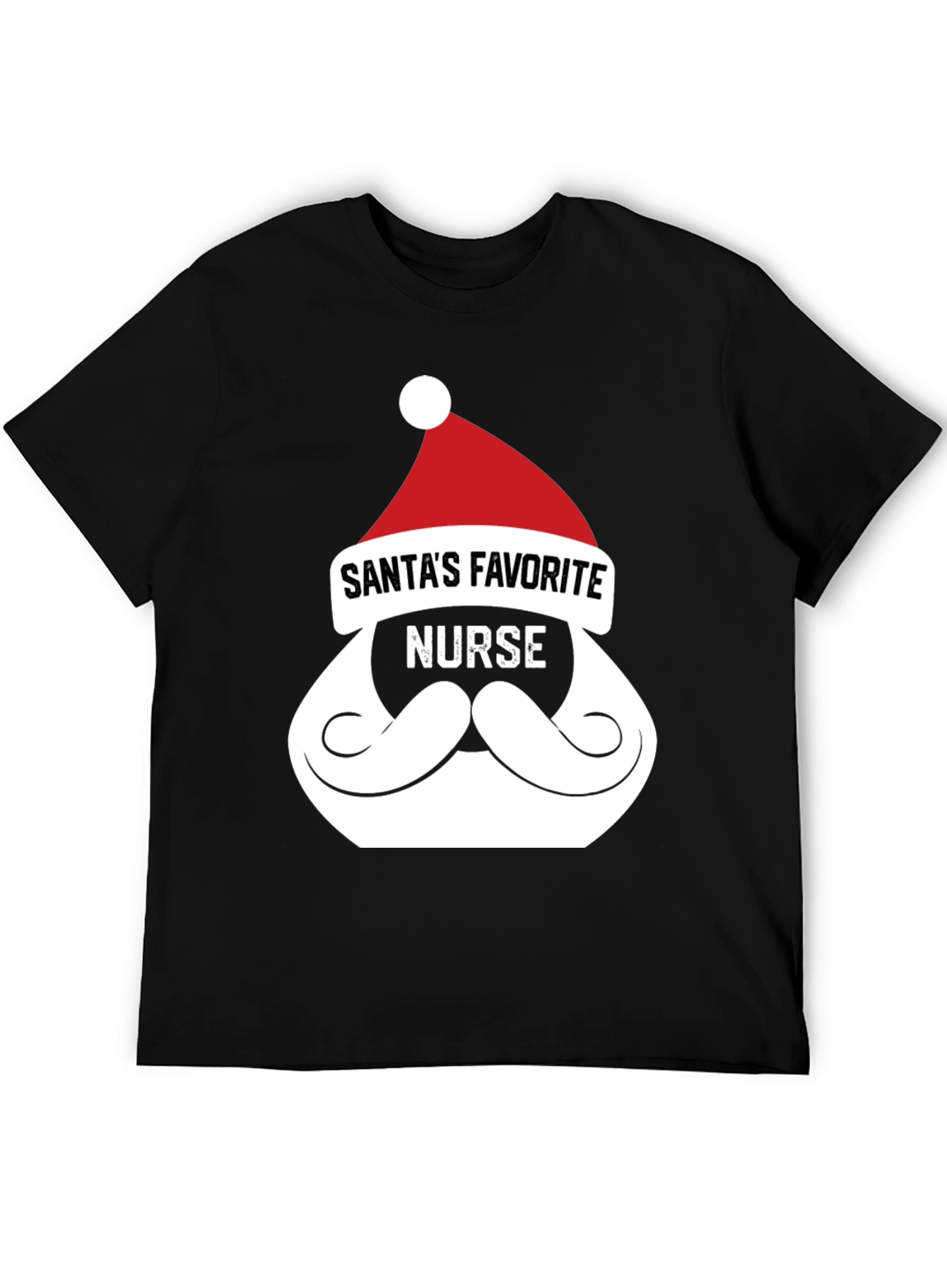 Santas Favorite Nurse T-Shirt - Christmas Tee