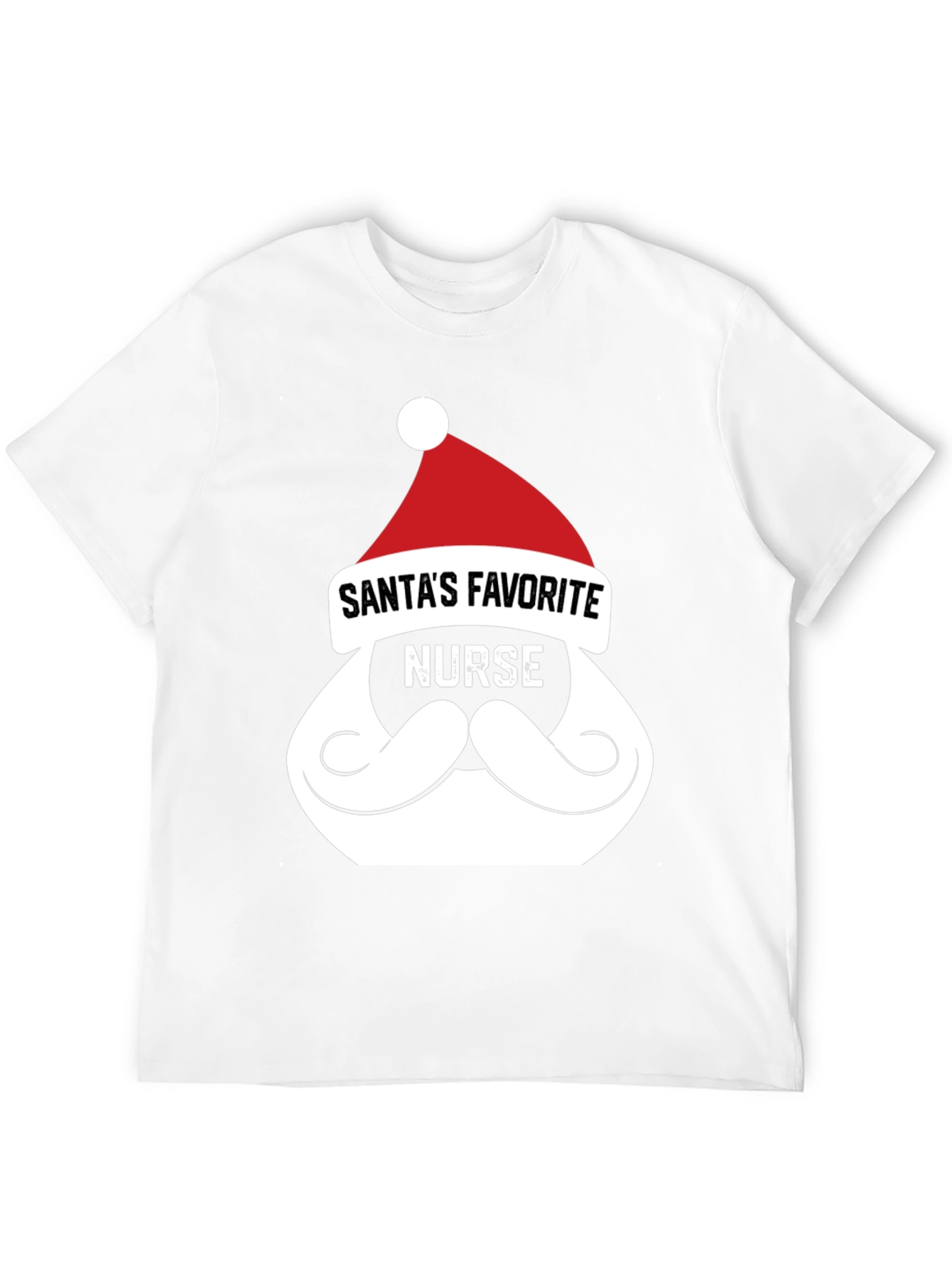 Santas Favorite Nurse T-Shirt - Christmas Tee