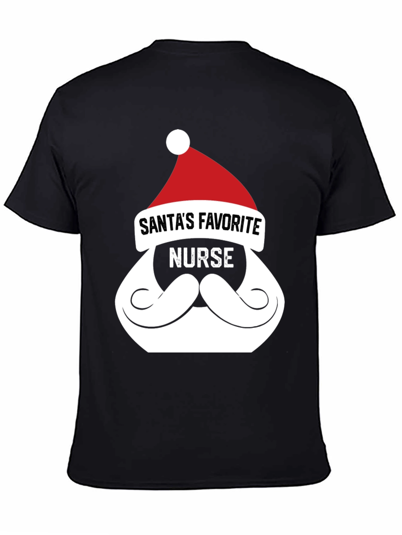 Santas Favorite Nurse T-Shirt - Christmas Tee