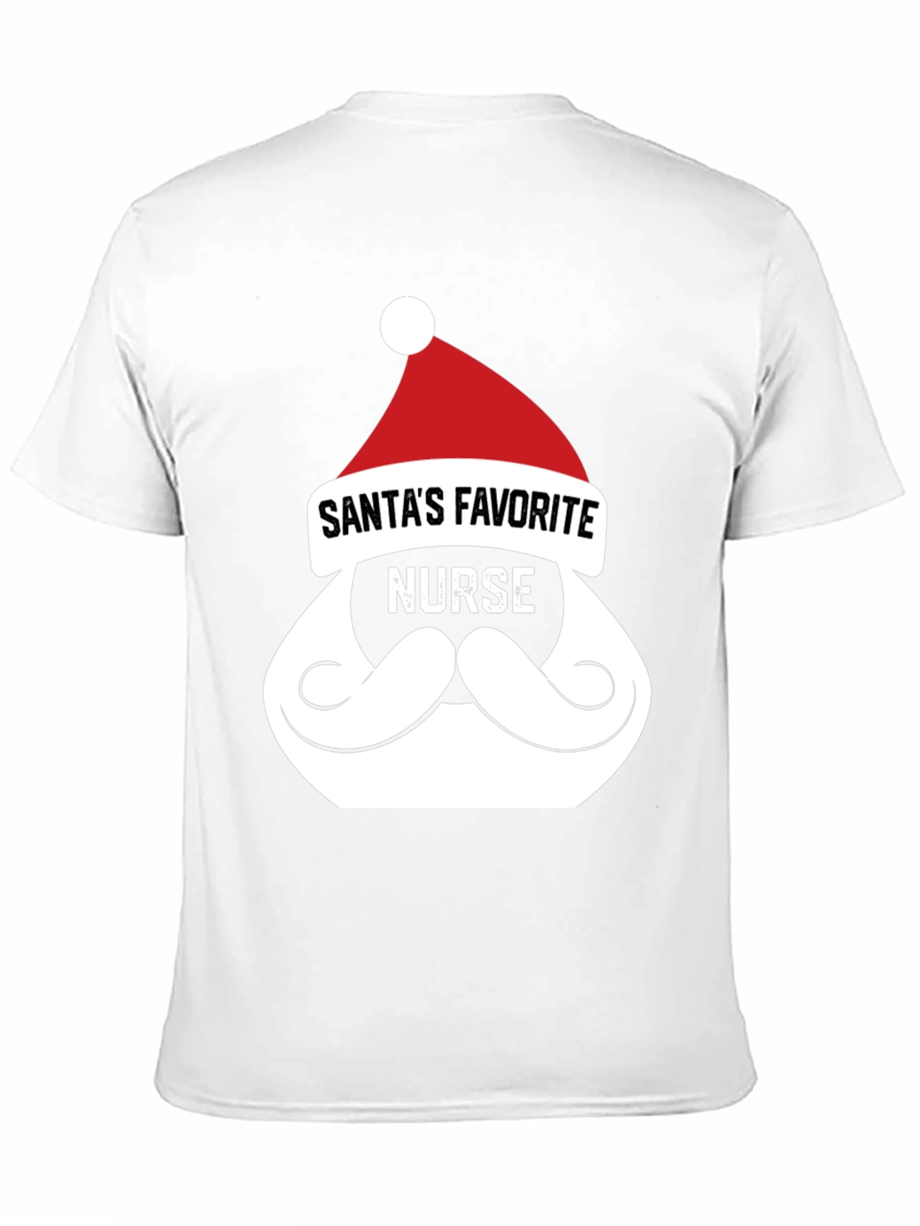 Santas Favorite Nurse T-Shirt - Christmas Tee