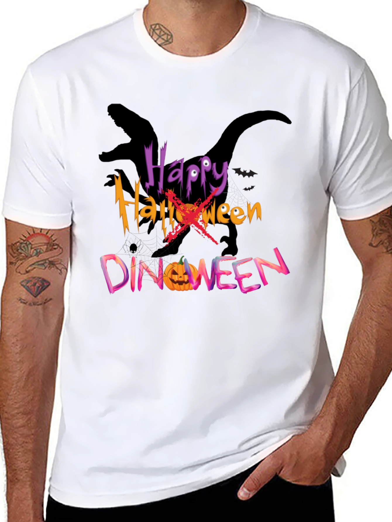 Happy Dinoween Halloween T-Shirt