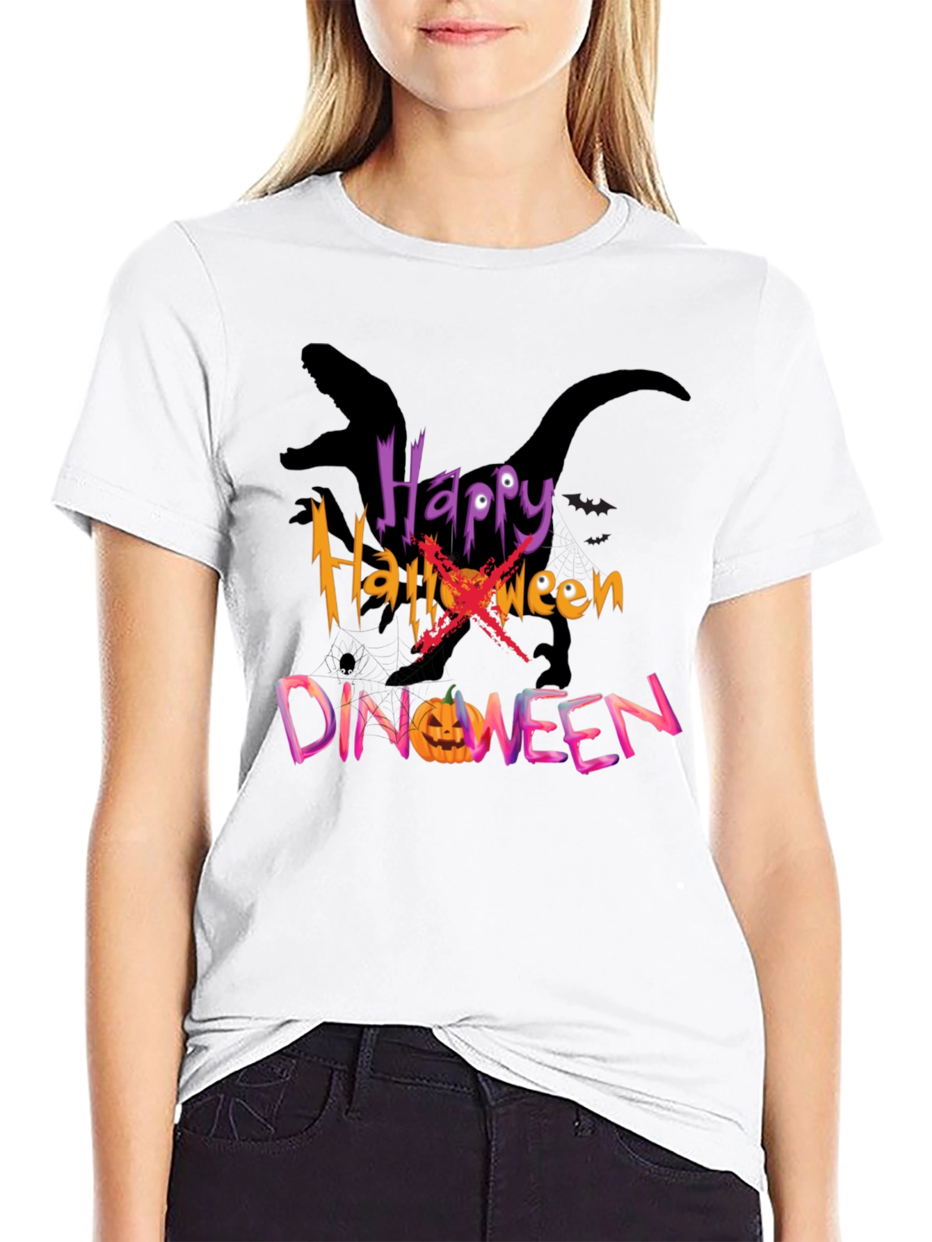 Happy Dinoween Halloween T-Shirt