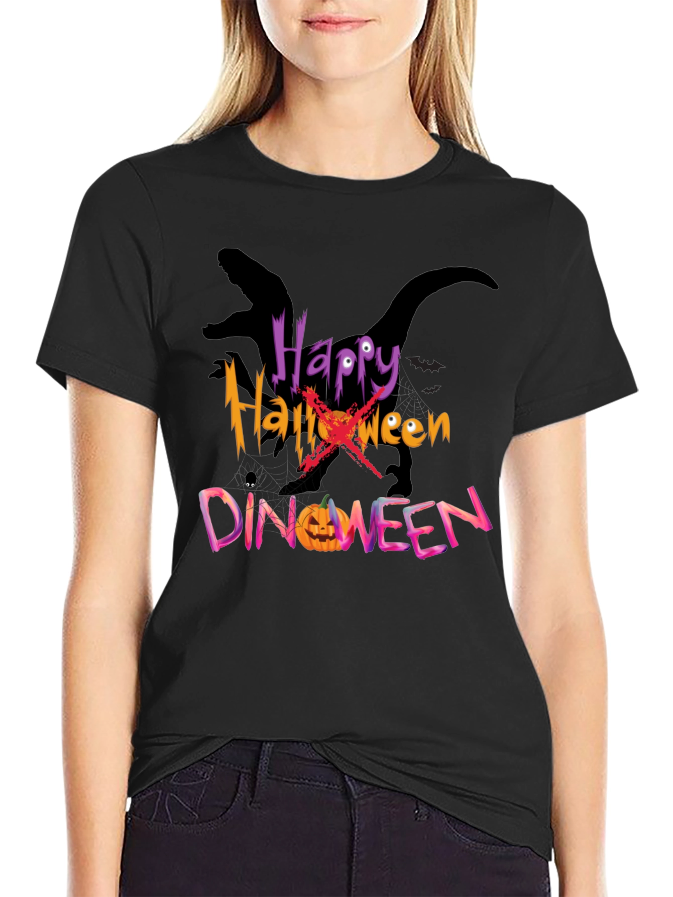 Happy Dinoween Halloween T-Shirt