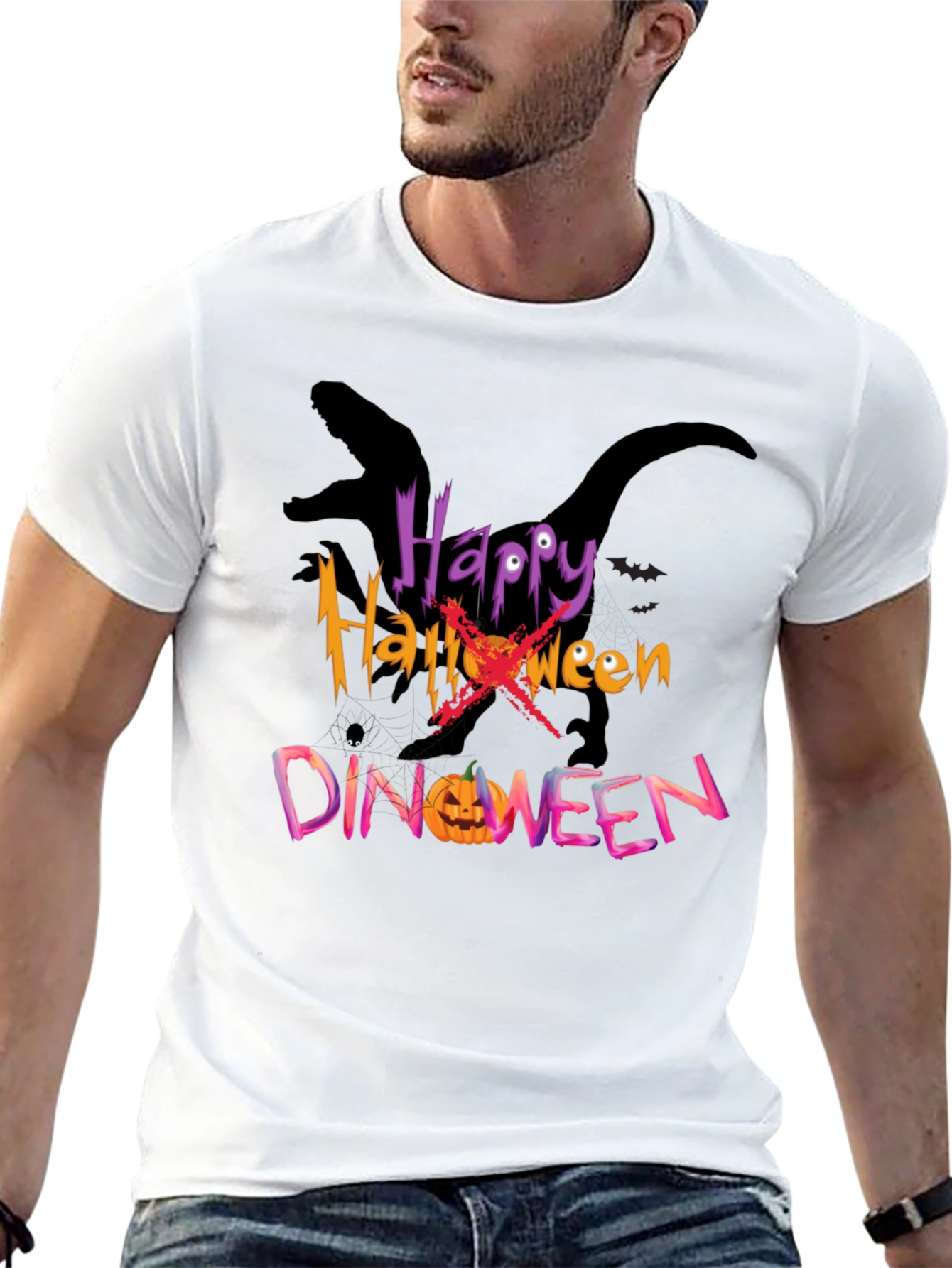 Happy Dinoween Halloween T-Shirt