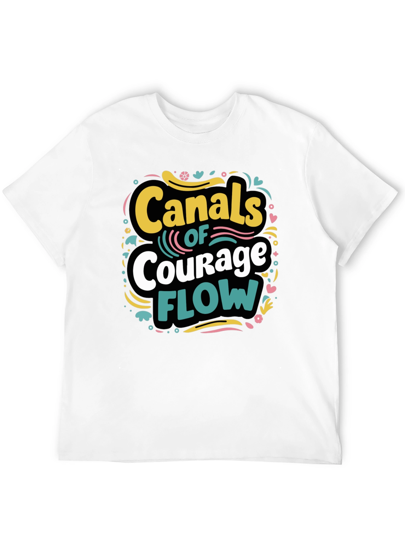 Canals of Courage Tee - Stylish Graphic T-Shirt