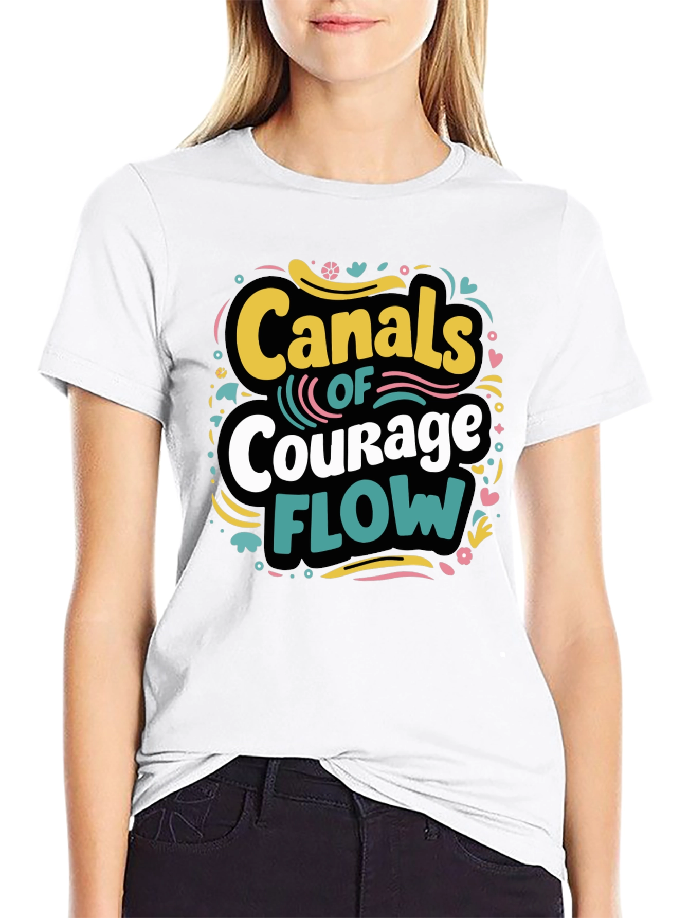 Canals of Courage Tee - Stylish Graphic T-Shirt