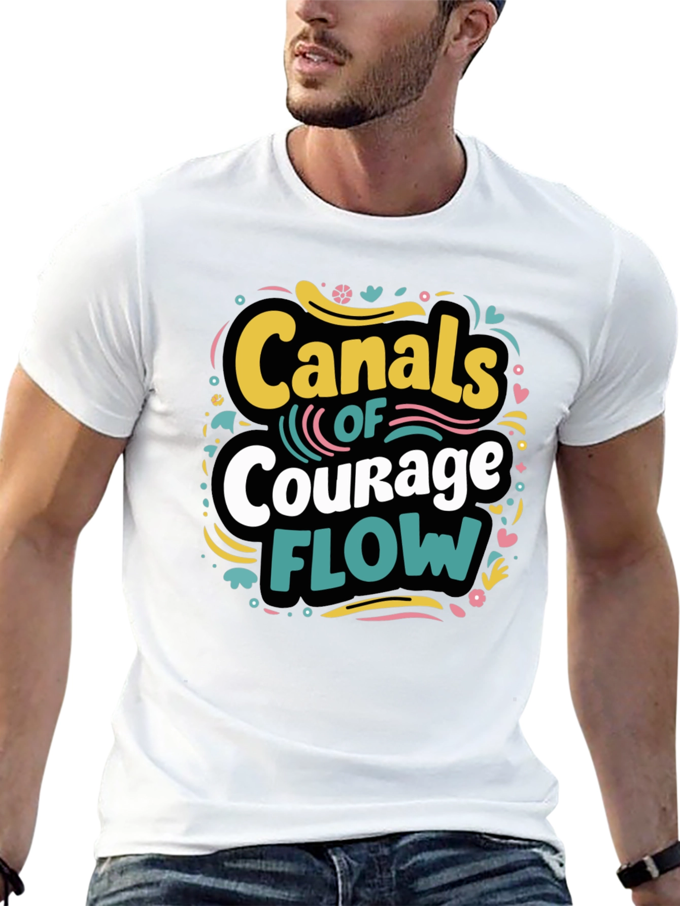 Canals of Courage Tee - Stylish Graphic T-Shirt