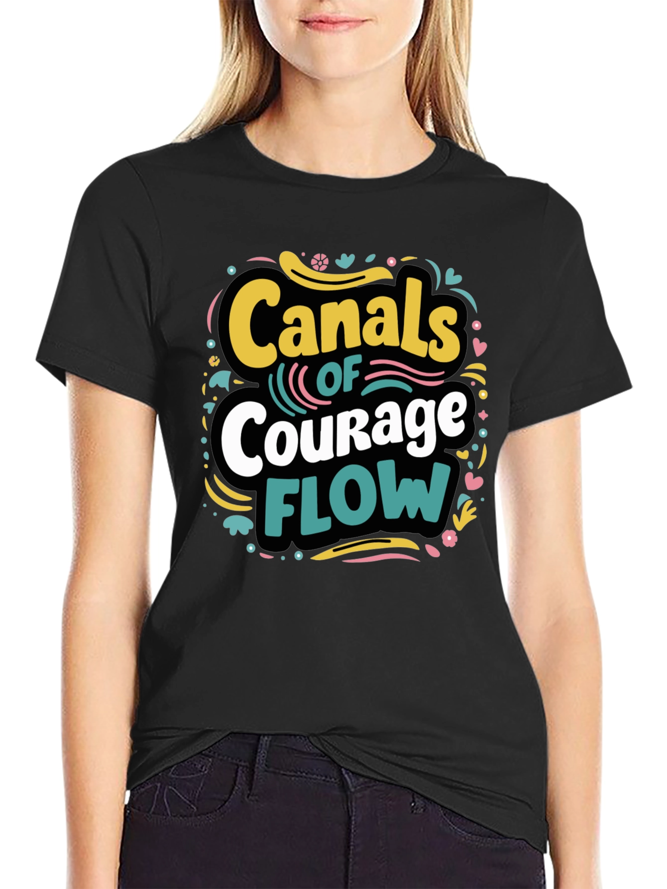 Canals of Courage Tee - Stylish Graphic T-Shirt