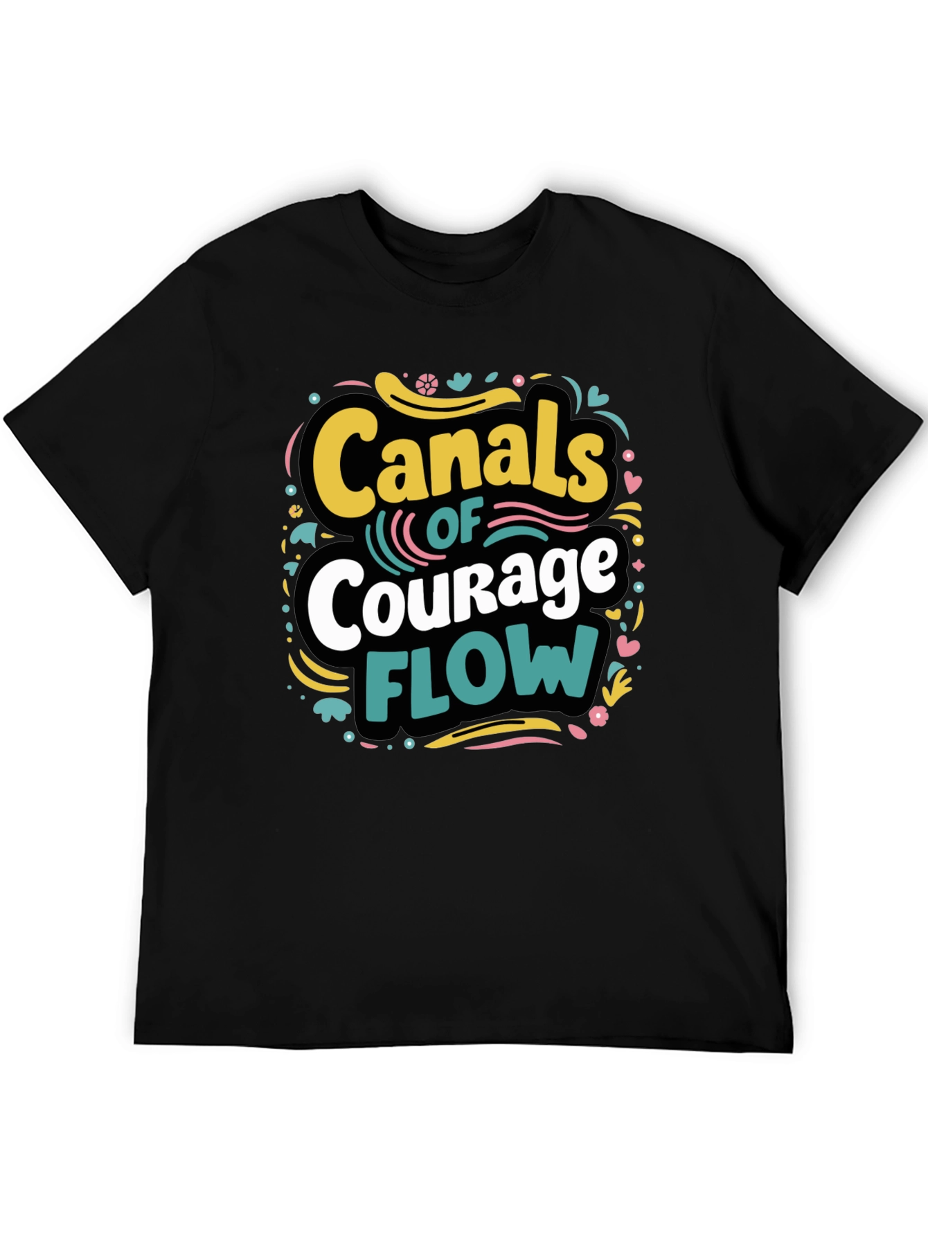 Canals of Courage Tee - Stylish Graphic T-Shirt