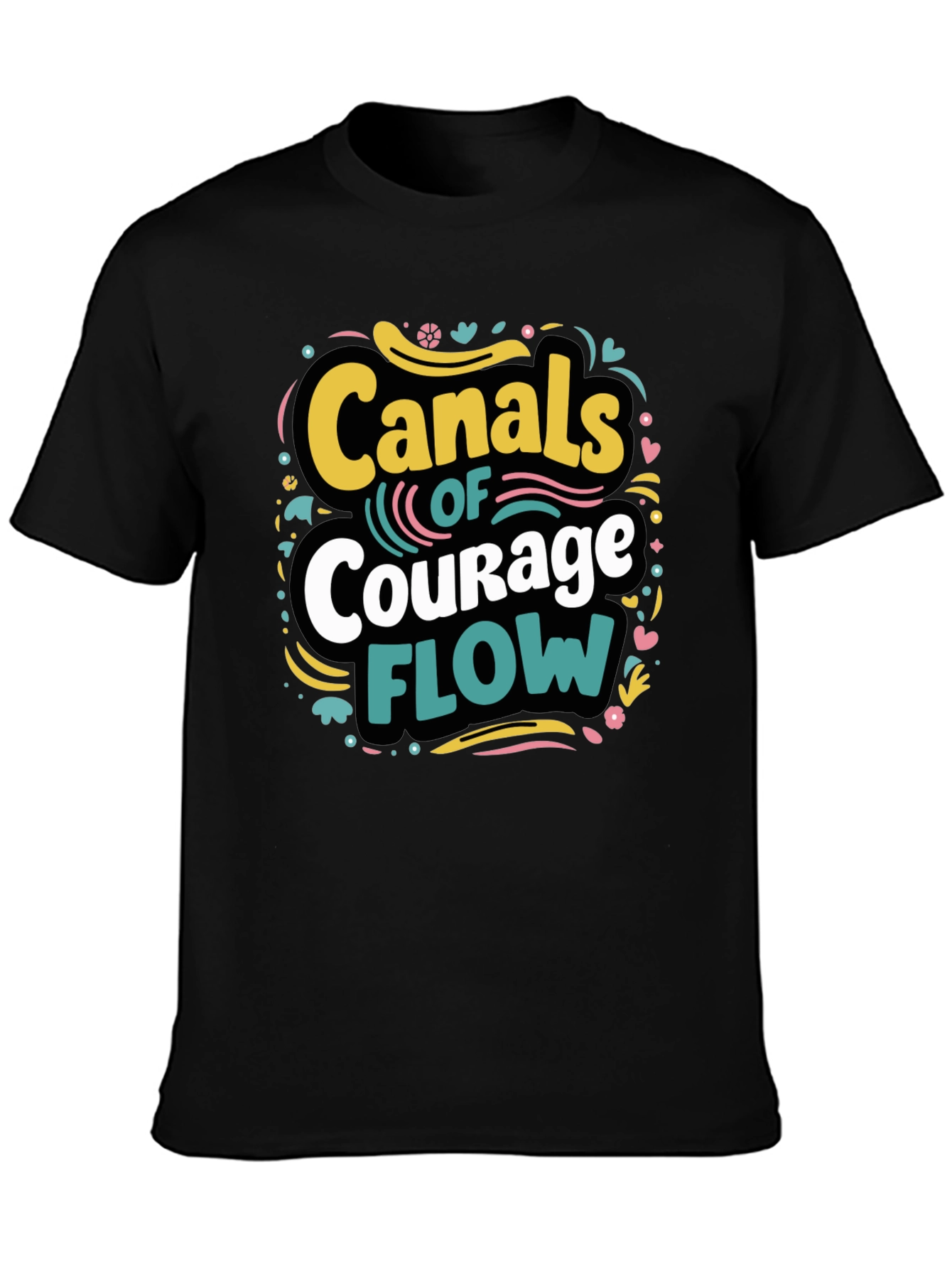 Canals of Courage Tee - Stylish Graphic T-Shirt