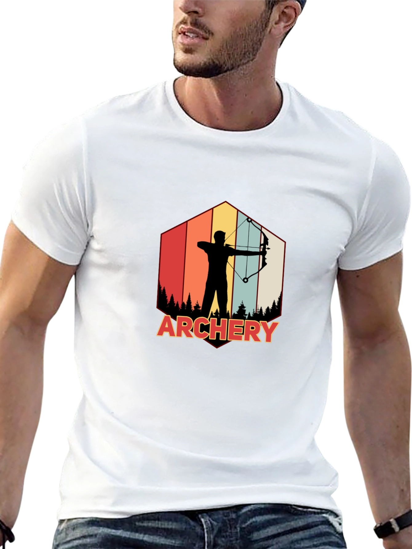 Archery Silhouette Graphic Tee