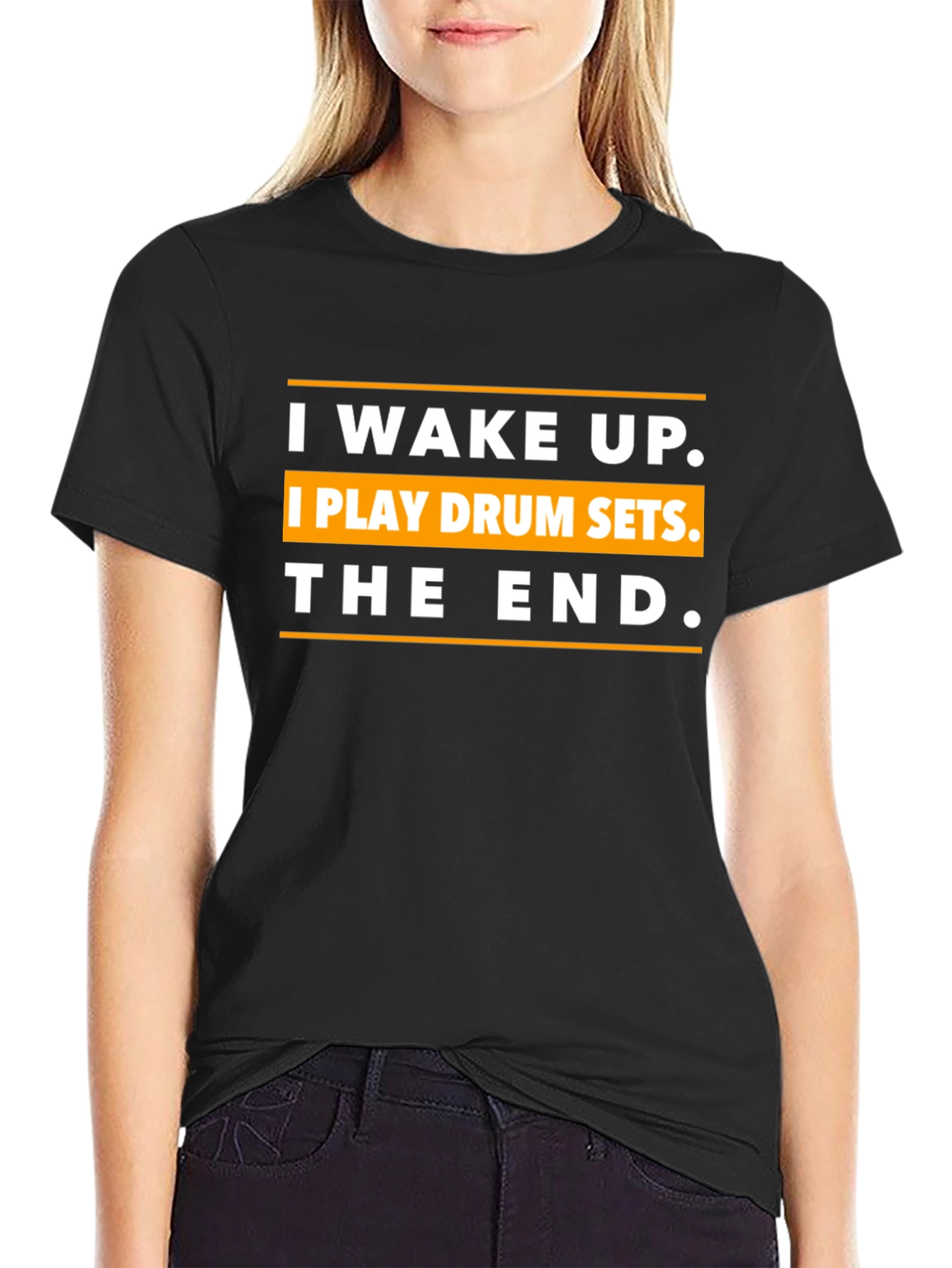 I Wake Up I Play Drum Sets T-Shirt