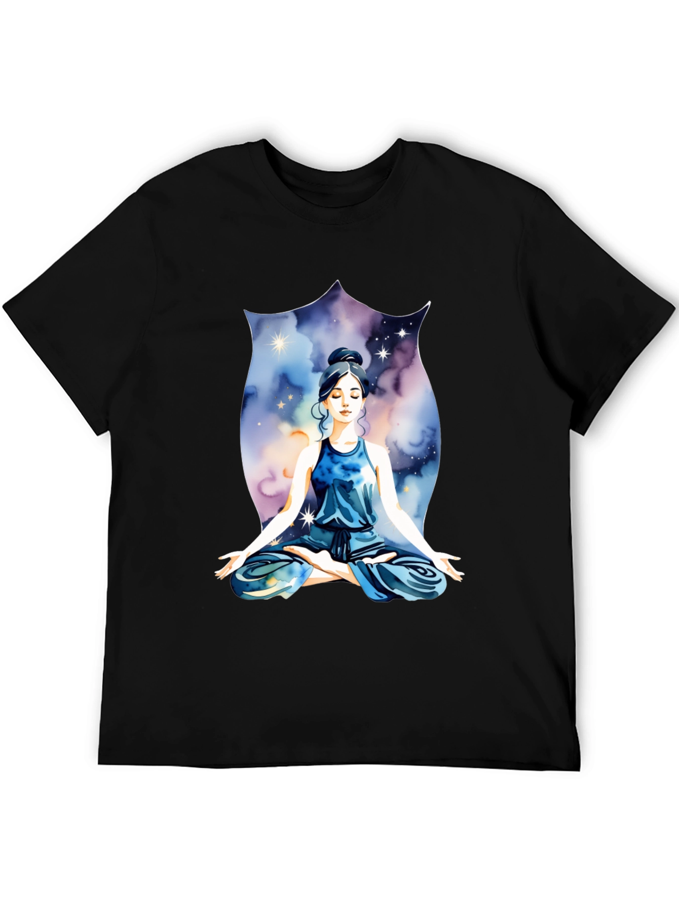 Zen Space Yoga Graphic T-Shirt