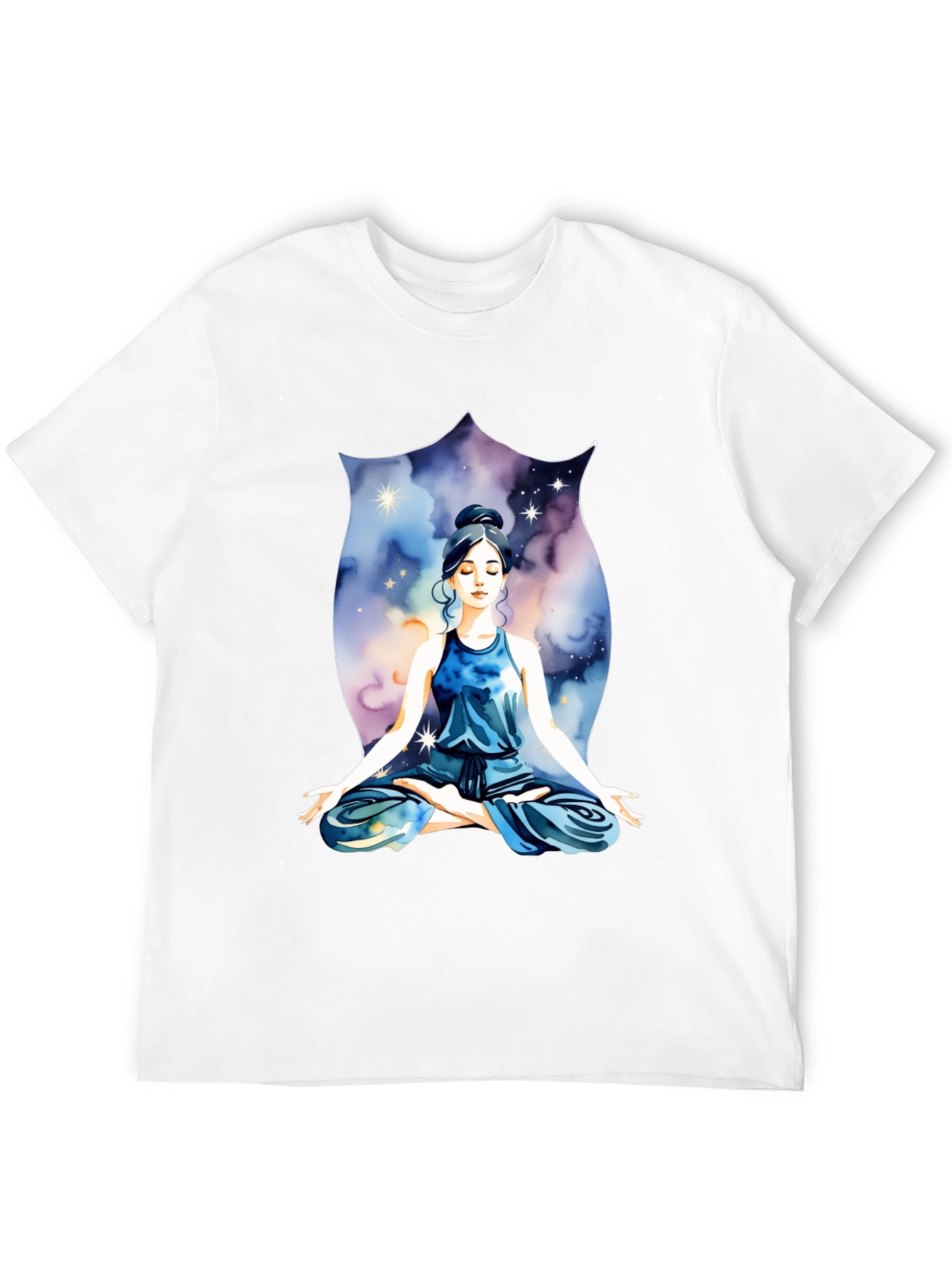 Zen Space Yoga Graphic T-Shirt