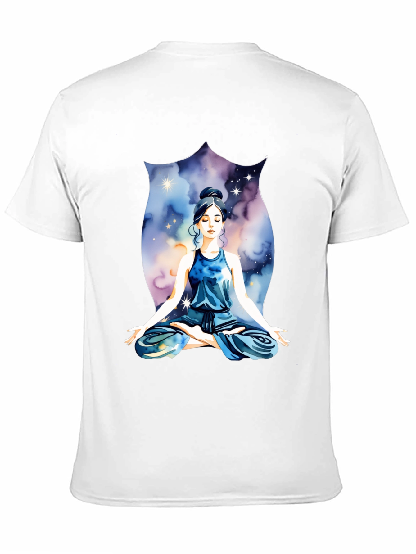 Zen Space Yoga Graphic T-Shirt