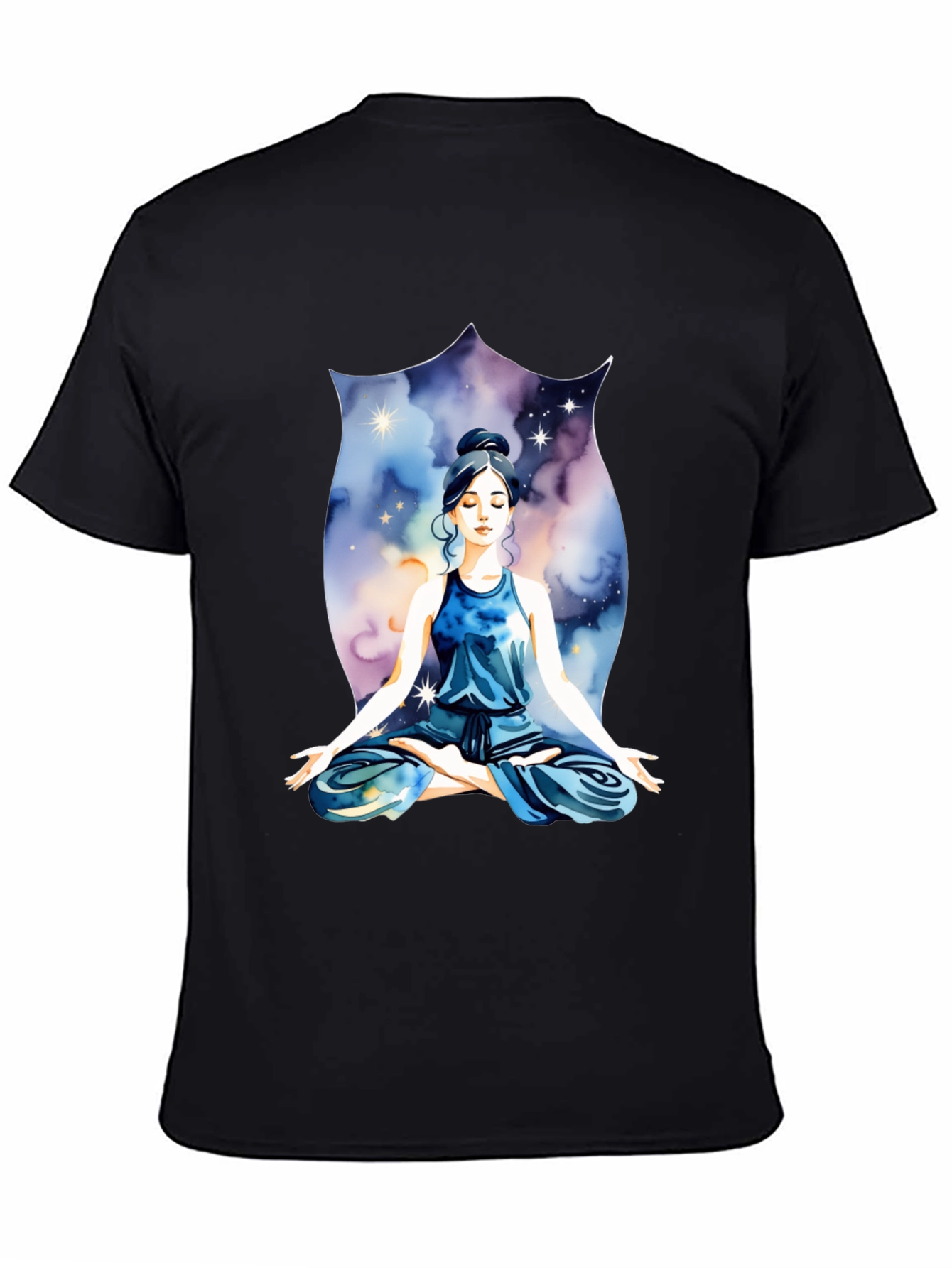 Zen Space Yoga Graphic T-Shirt