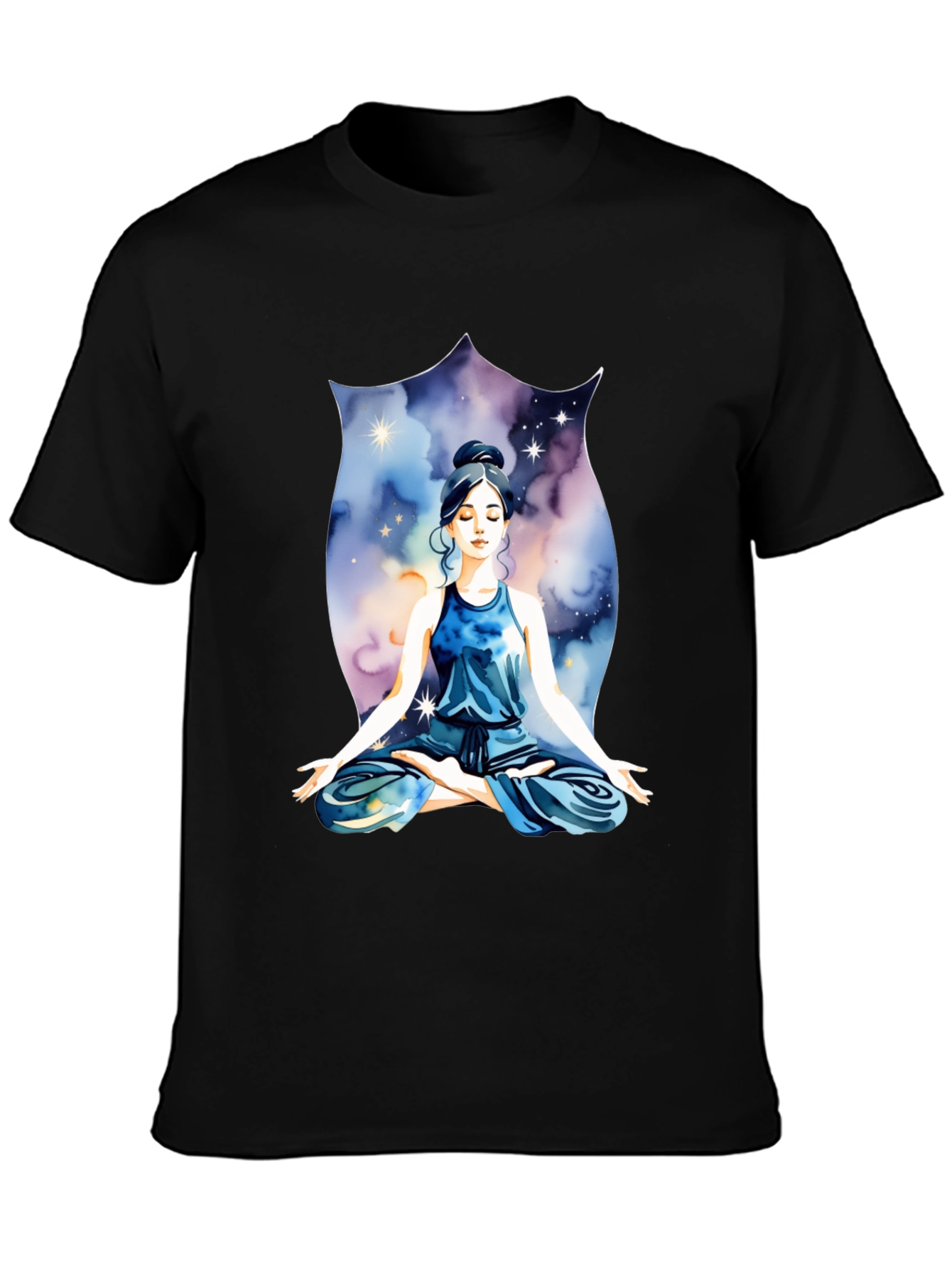 Zen Space Yoga Graphic T-Shirt