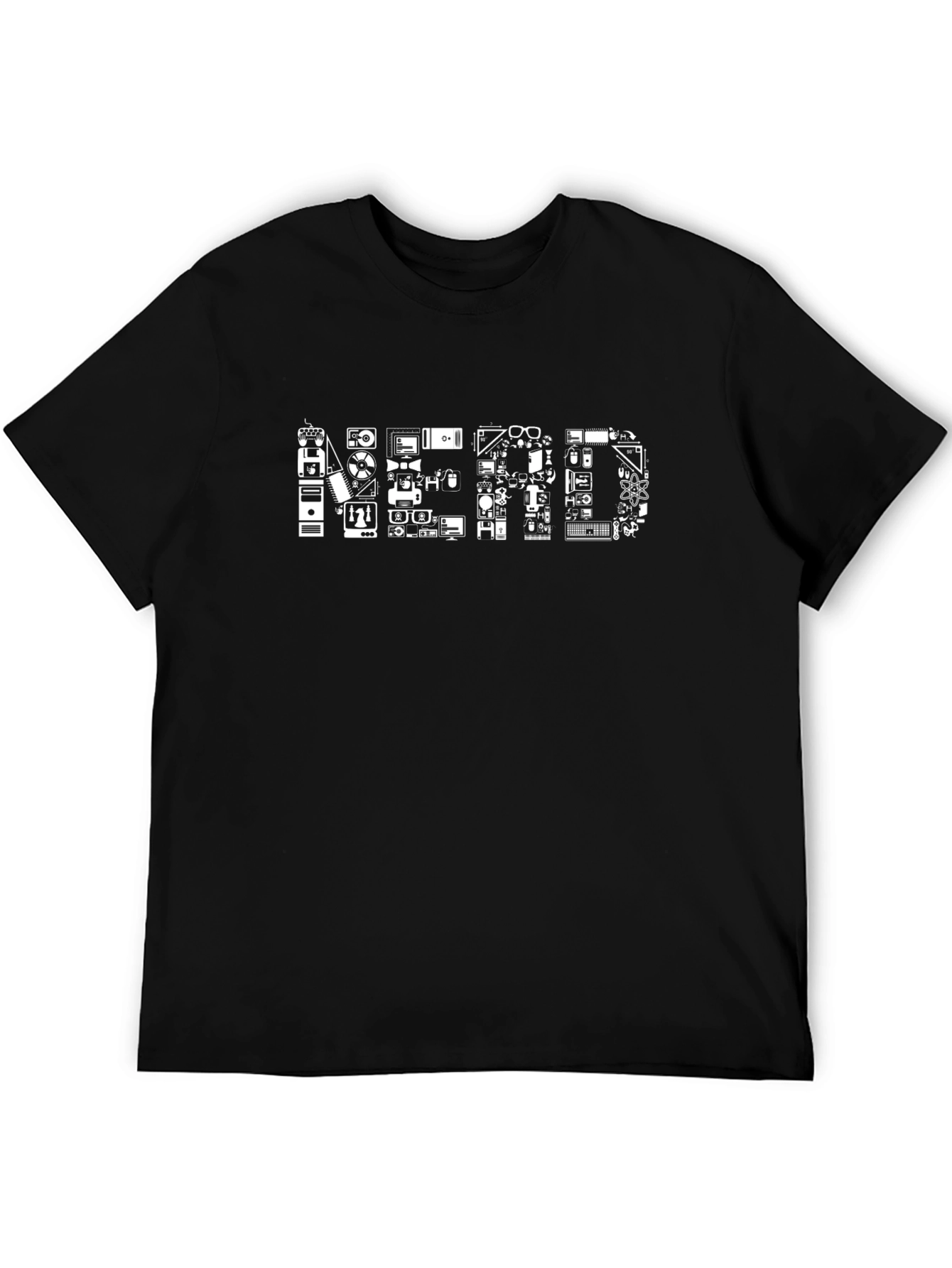 Nerd T-Shirt - Geeky Tech Word Art Tee