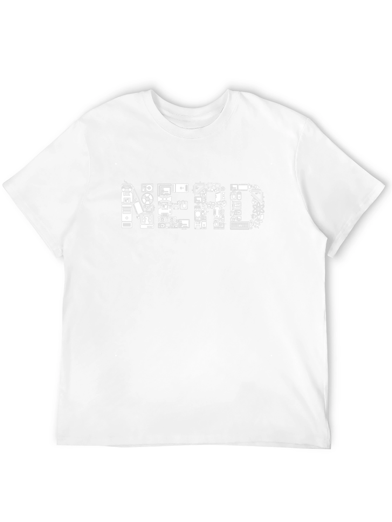 Nerd T-Shirt - Geeky Tech Word Art Tee