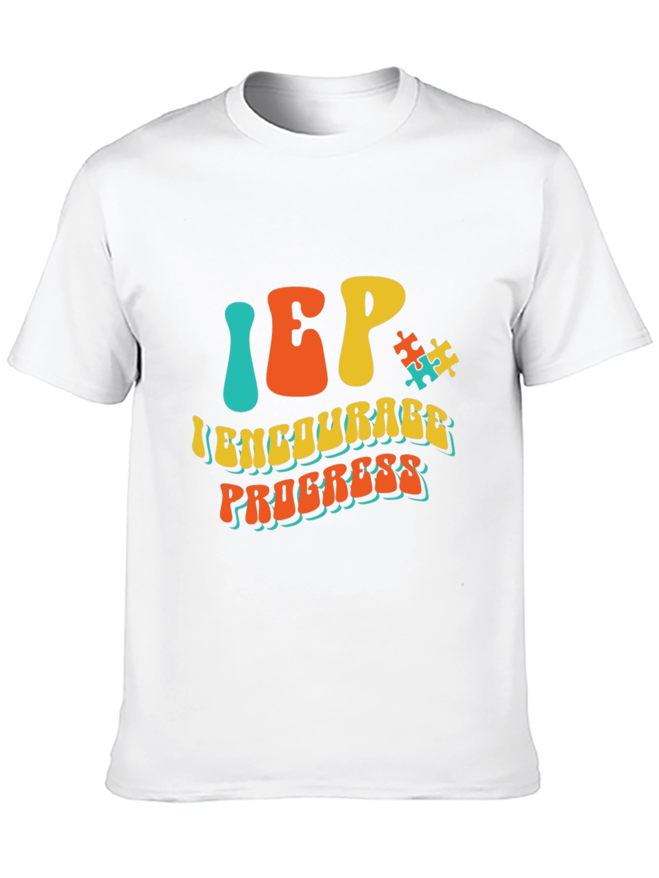 IEP Encourage Progress Autism Awareness T-Shirt