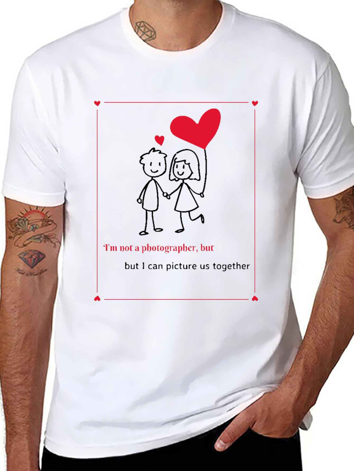 Romantic Graphic Tee - I Can Picture Us Together