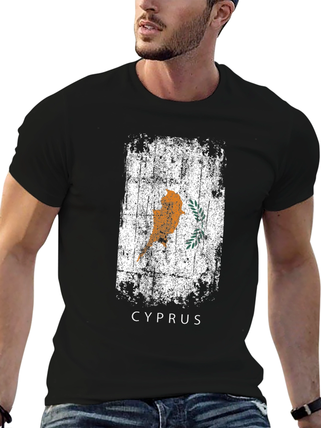 Cyprus Flag Grunge T-Shirt