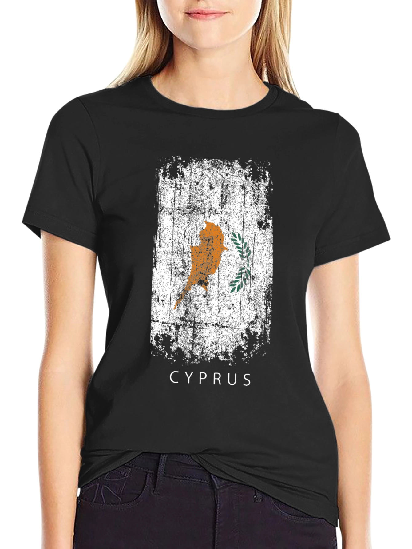 Cyprus Flag Grunge T-Shirt