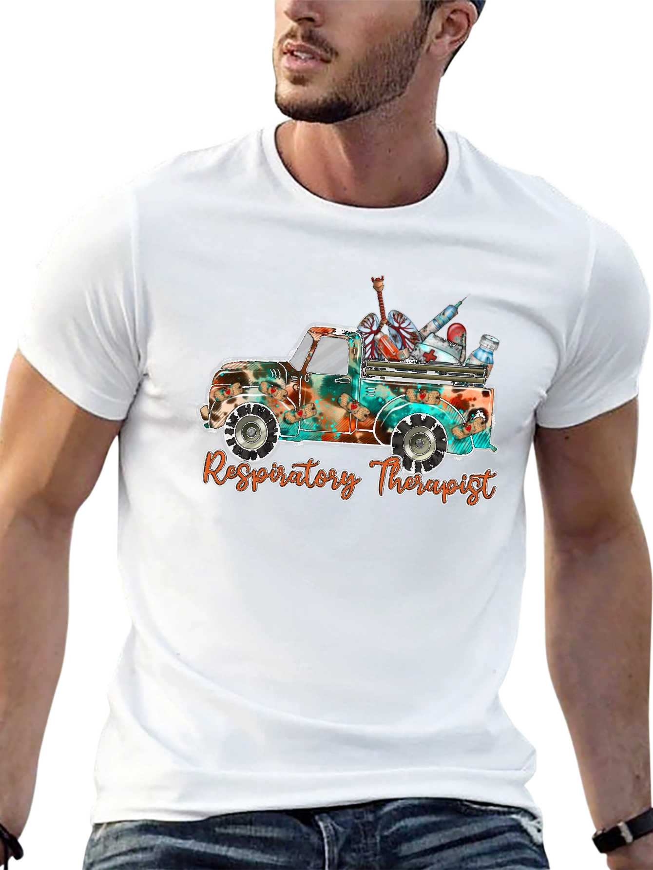 Respiratory Therapist Truck Graphic Tee