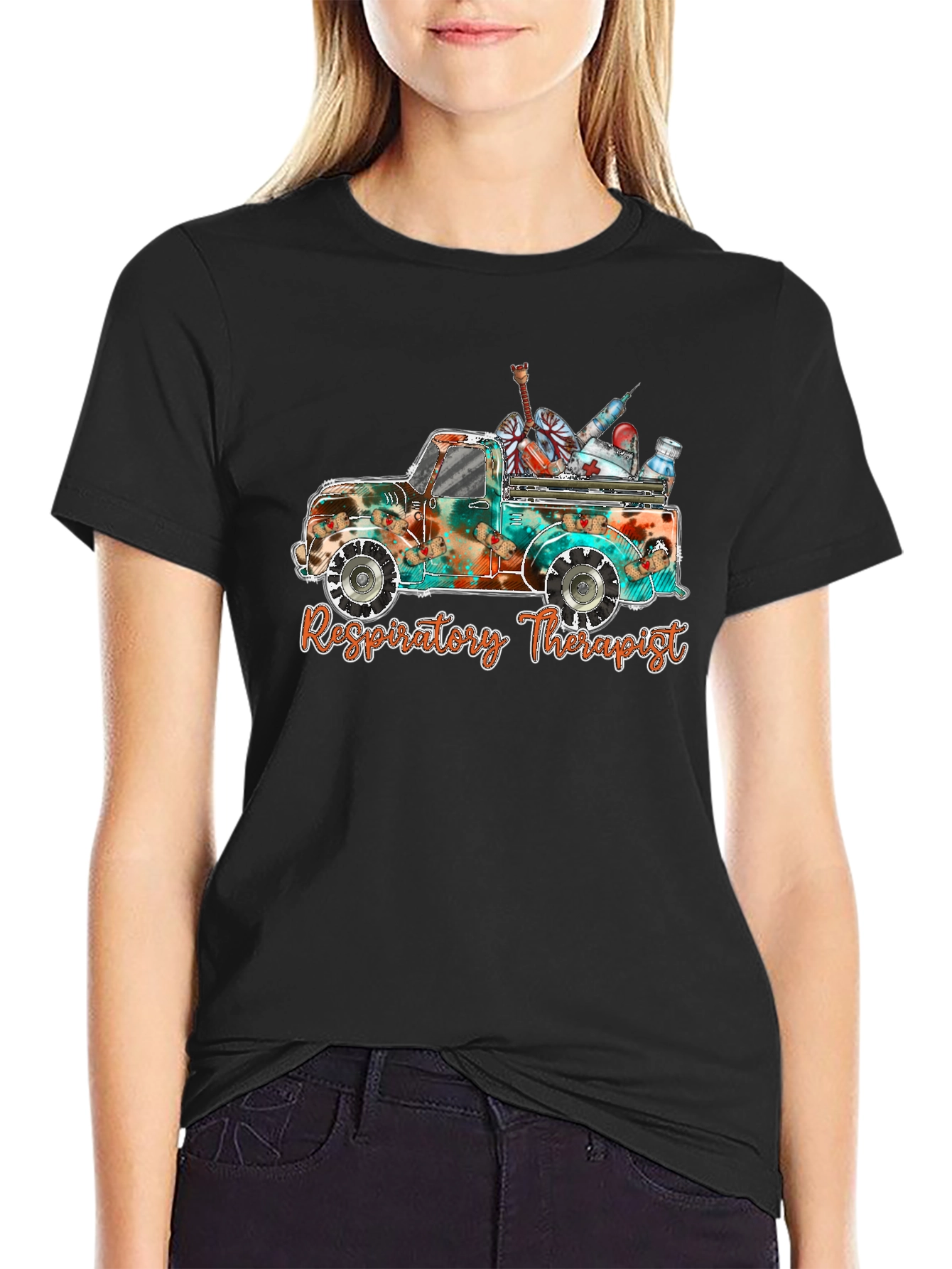 Respiratory Therapist Truck Graphic Tee