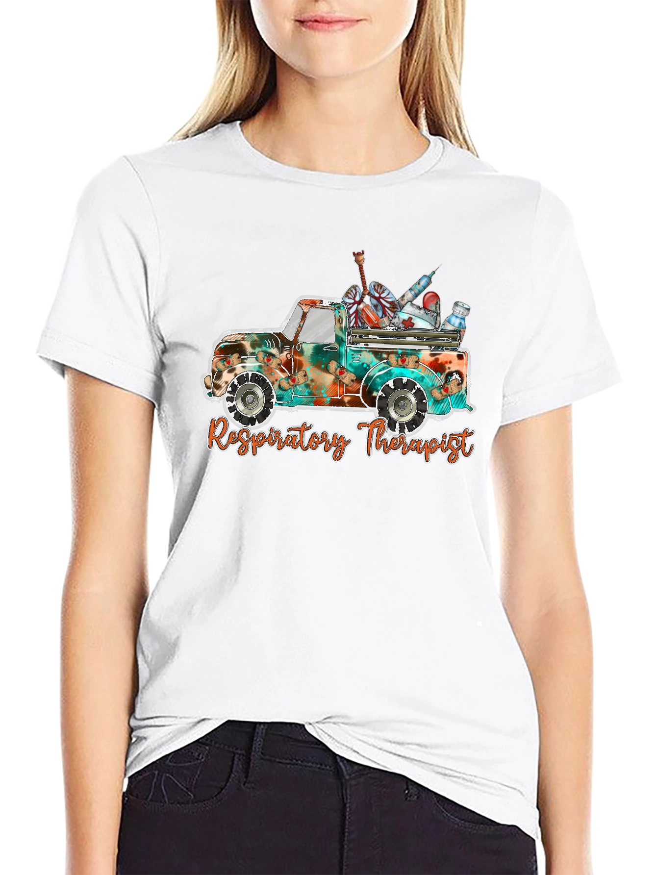Respiratory Therapist Truck Graphic Tee