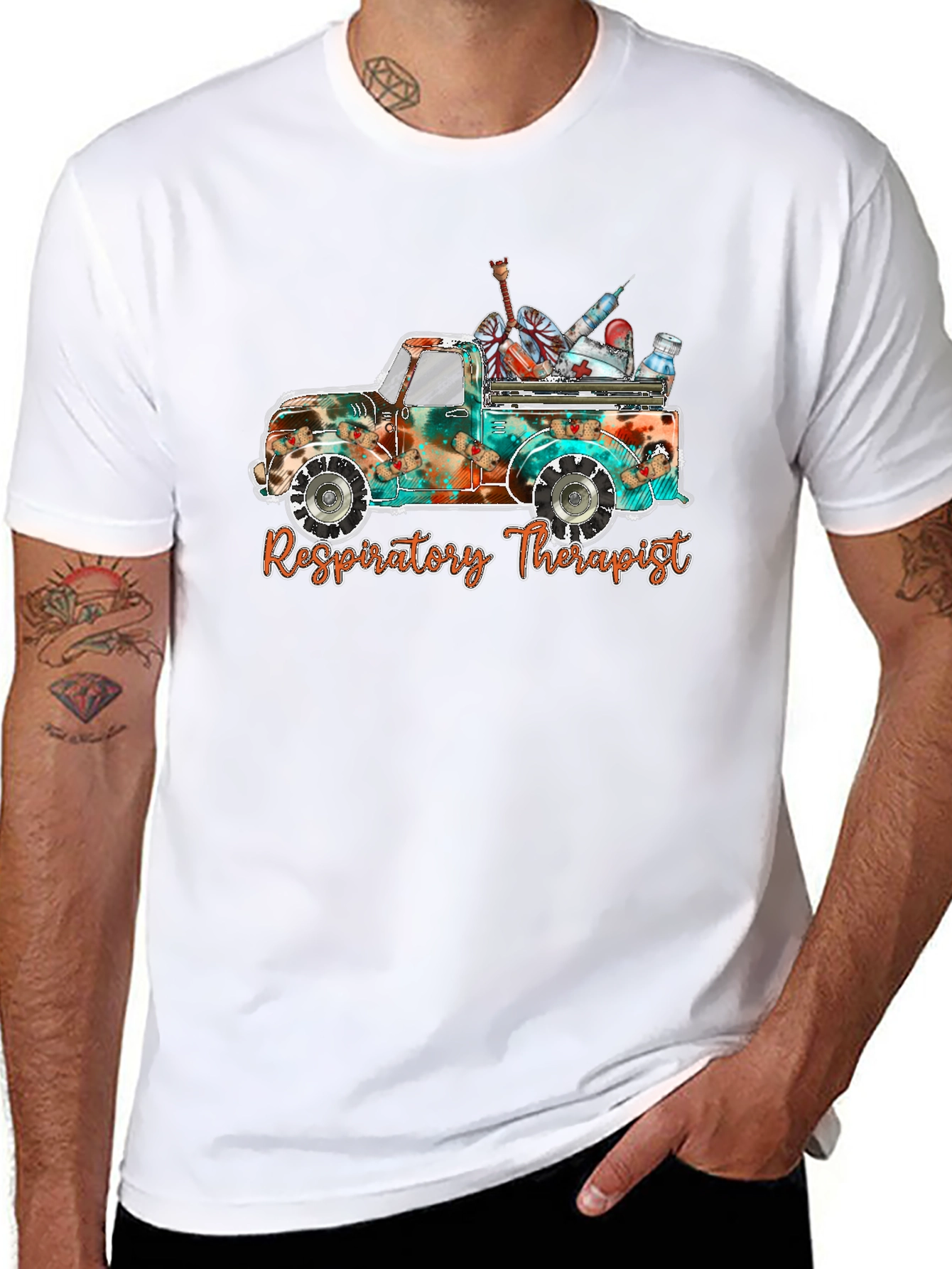 Respiratory Therapist Truck Graphic Tee