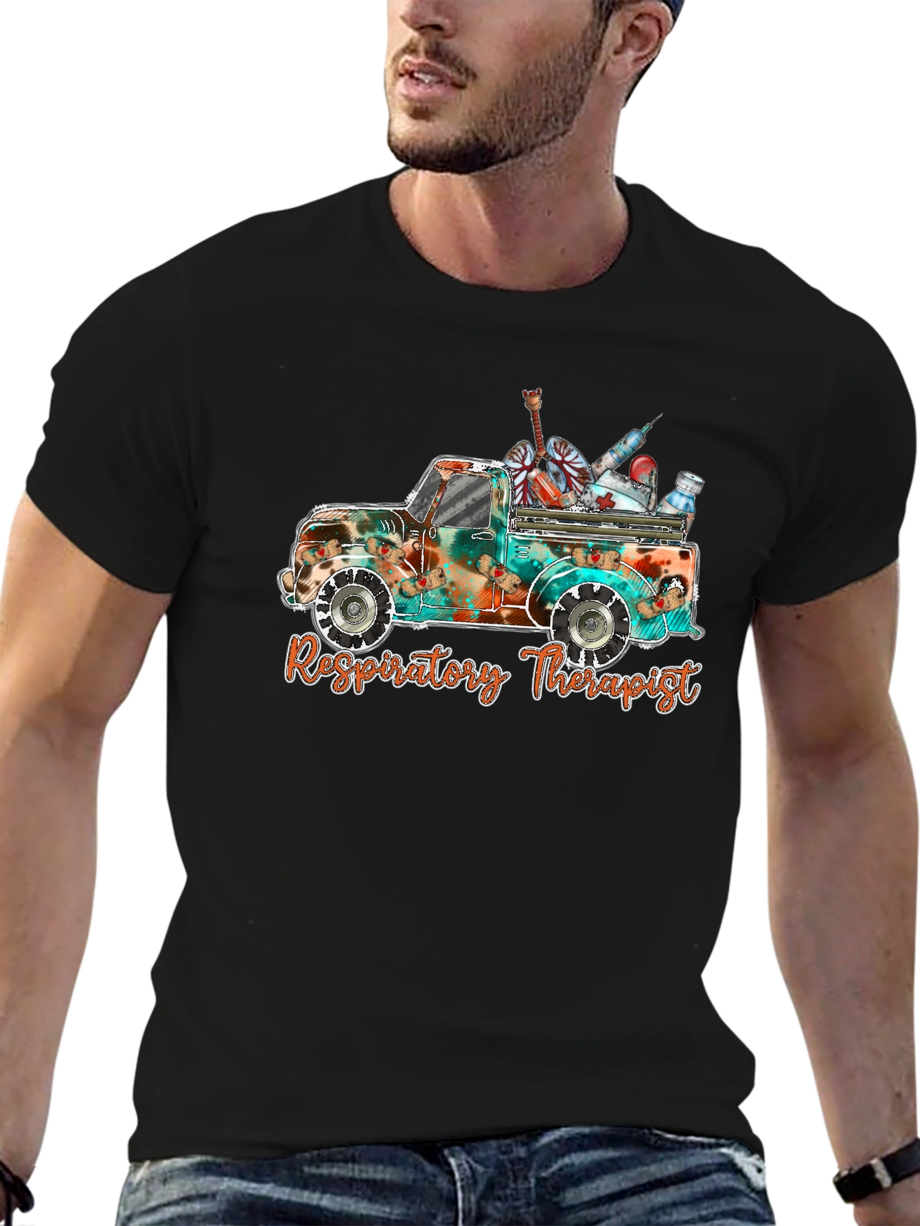 Respiratory Therapist Truck Graphic Tee